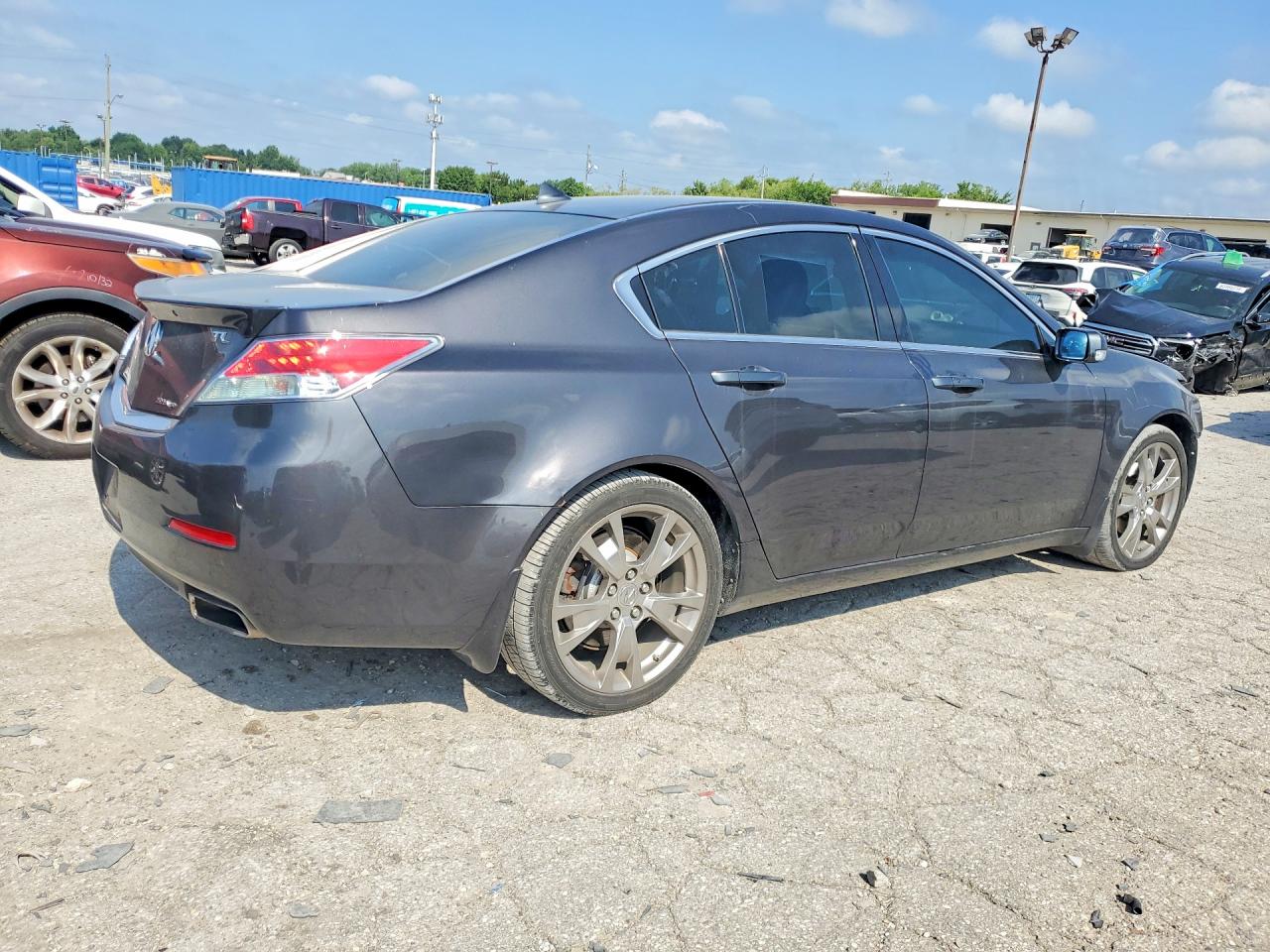 2013 Acura Tl Advance Gray vin: 19UUA9F74DA001886