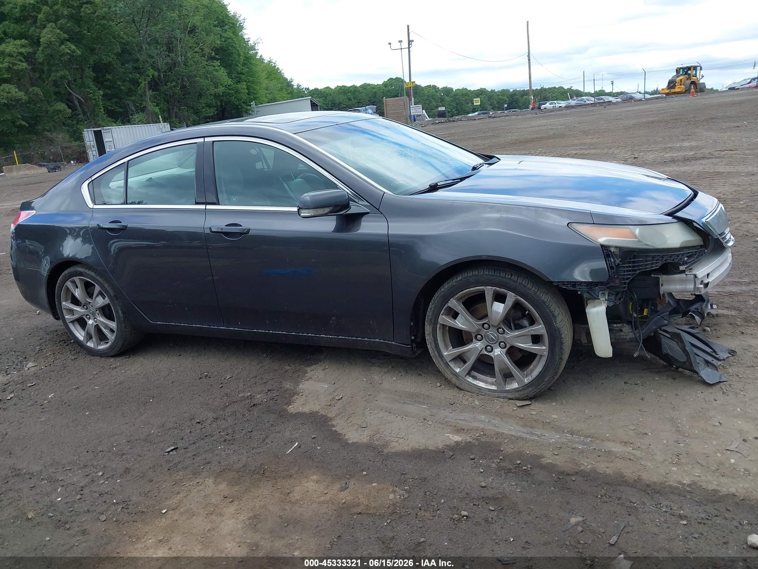 2012 Acura Tl 3.7 Gray vin: 19UUA9F75CA009266