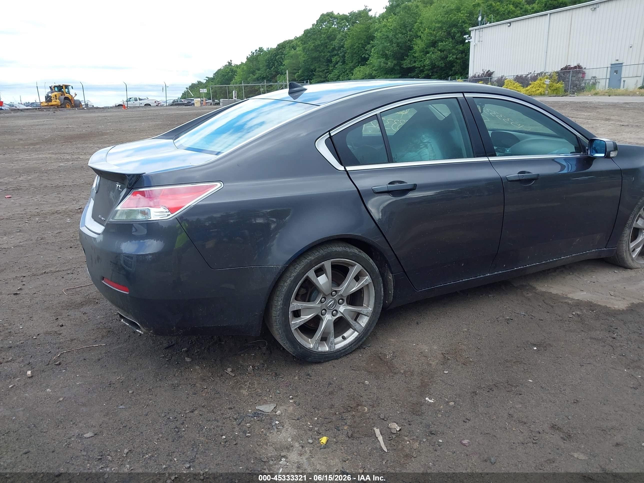 2012 Acura Tl 3.7 Gray vin: 19UUA9F75CA009266