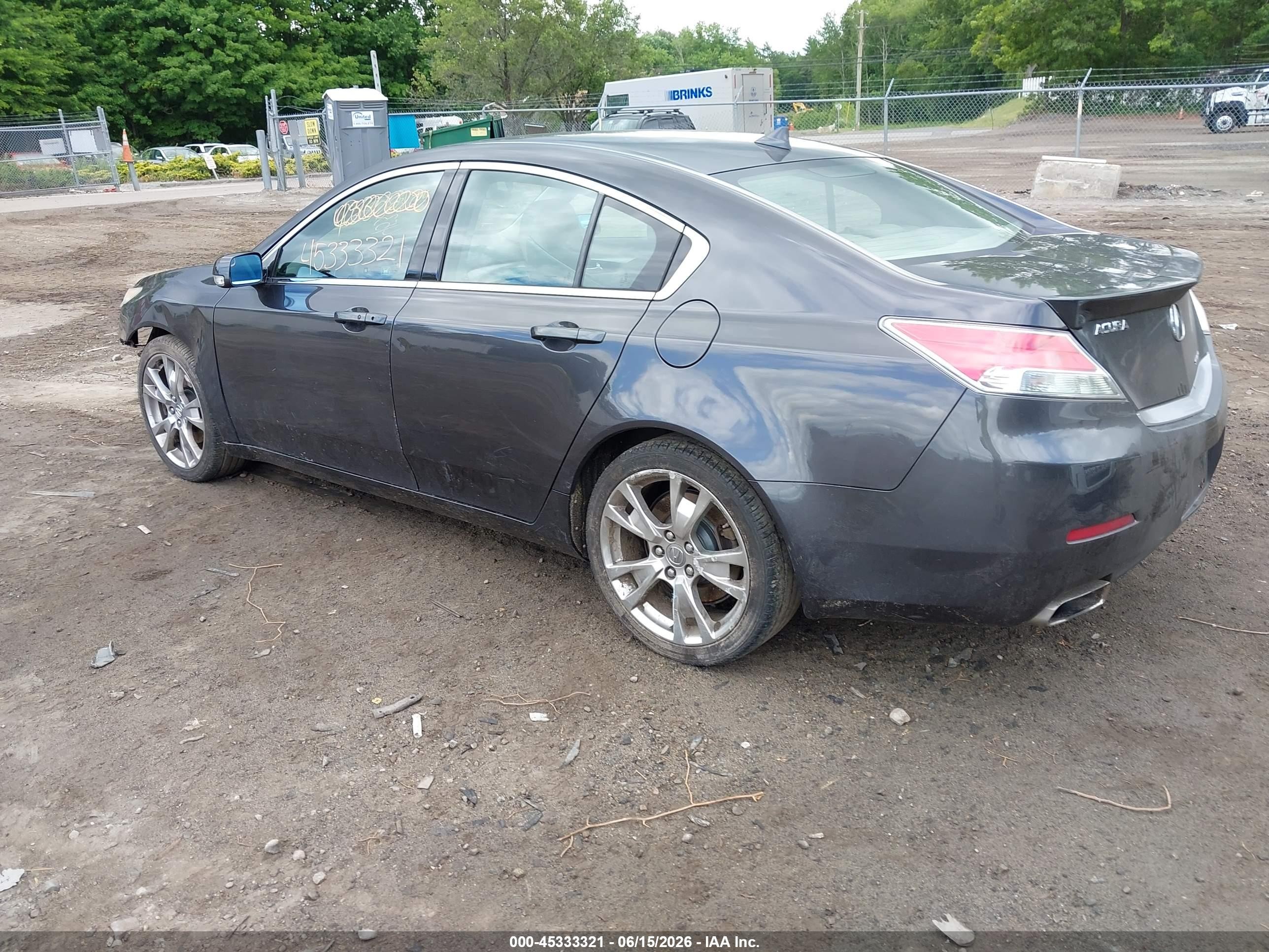 2012 Acura Tl 3.7 Gray vin: 19UUA9F75CA009266