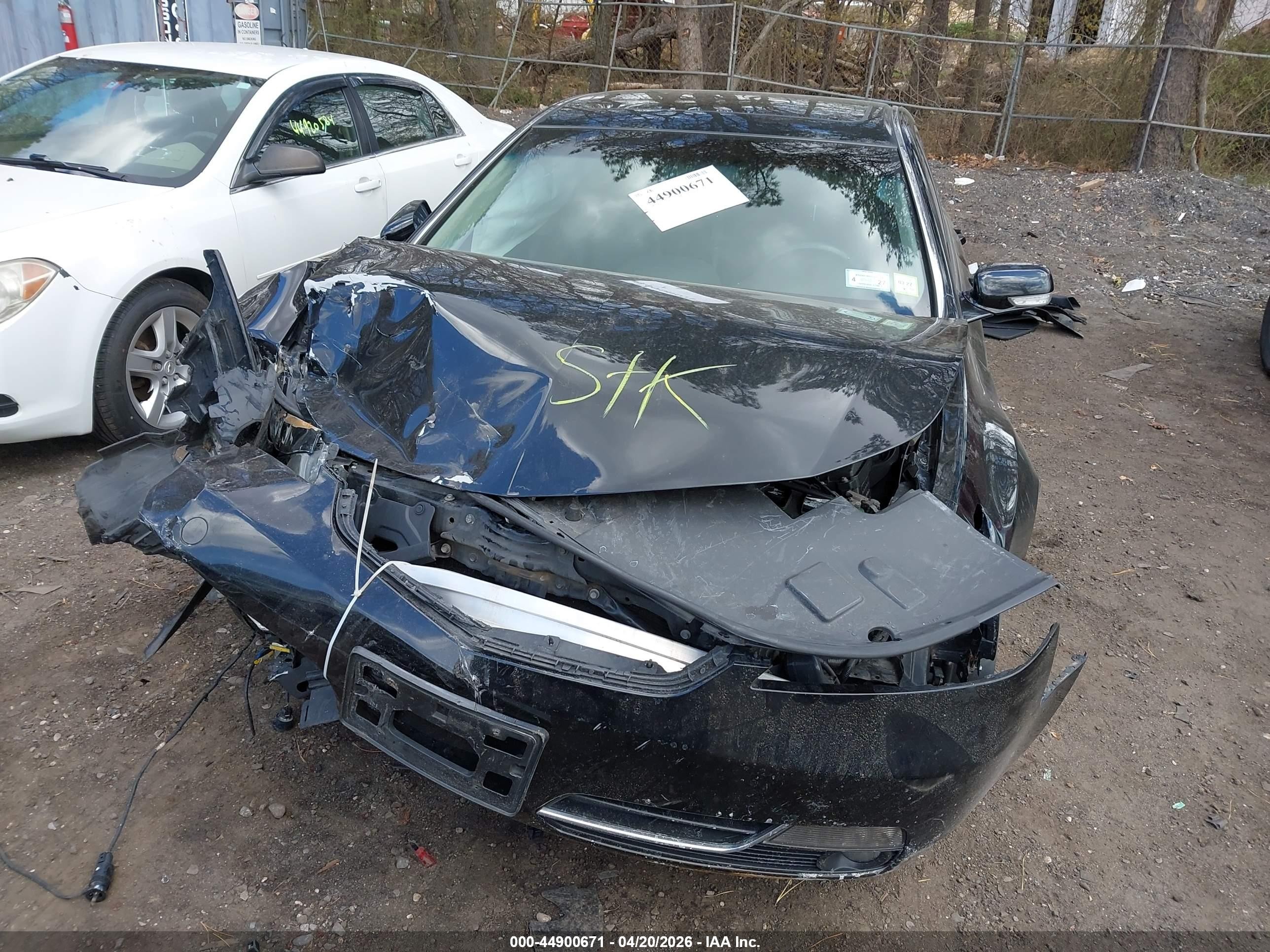 2012 Acura Tl 3.7 Black vin: 19UUA9F76CA011639