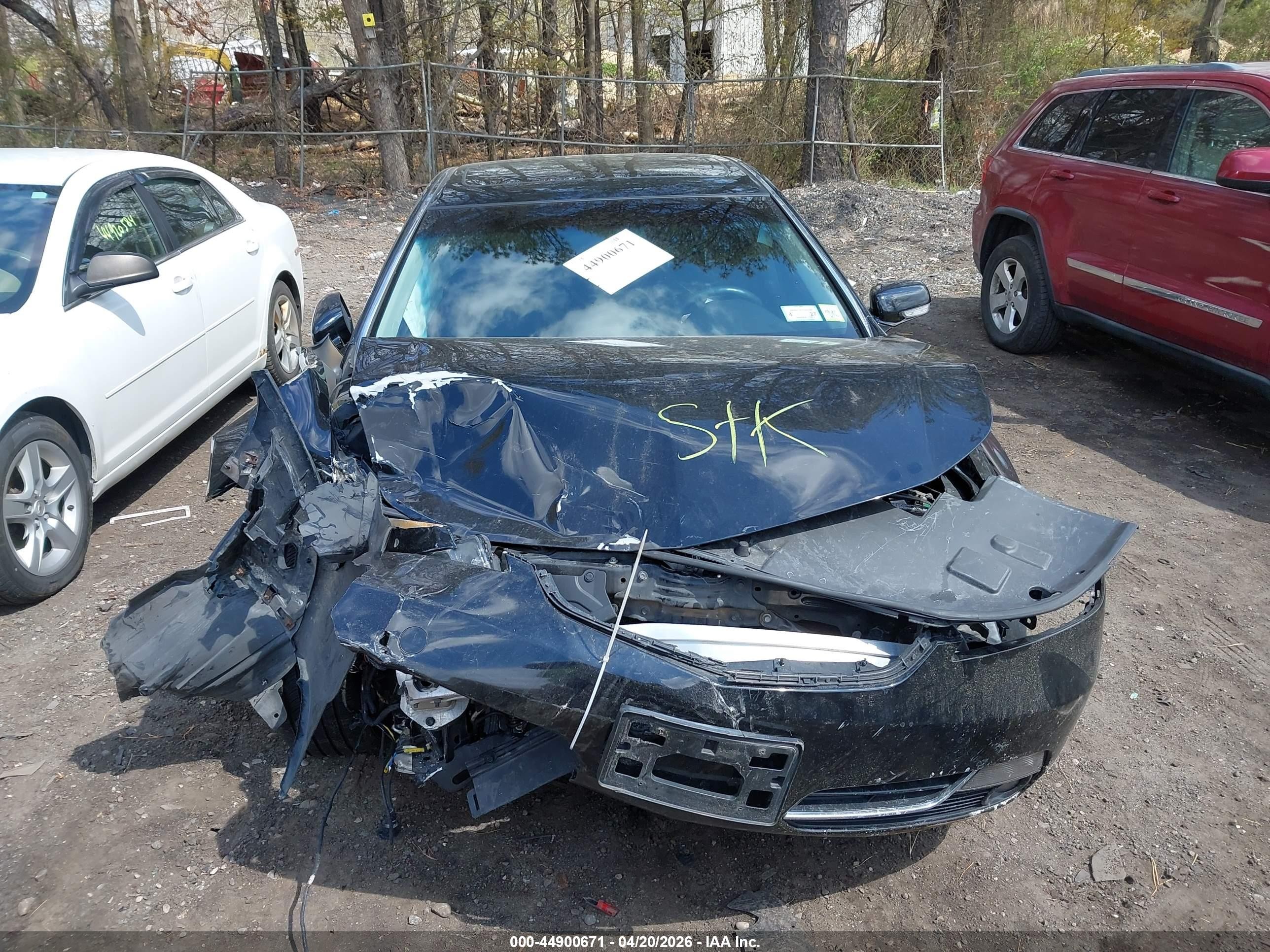2012 Acura Tl 3.7 Black vin: 19UUA9F76CA011639