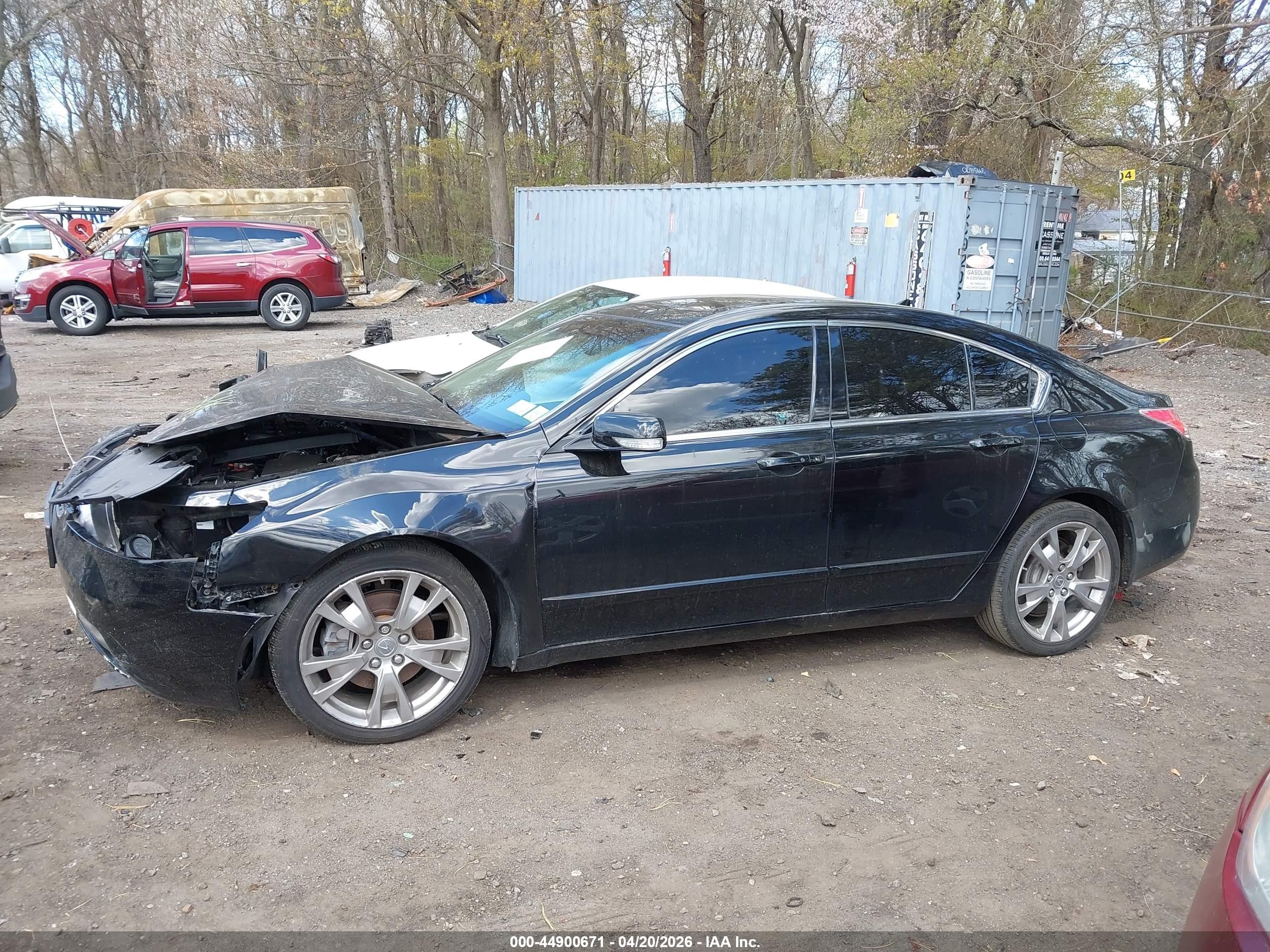 2012 Acura Tl 3.7 Black vin: 19UUA9F76CA011639