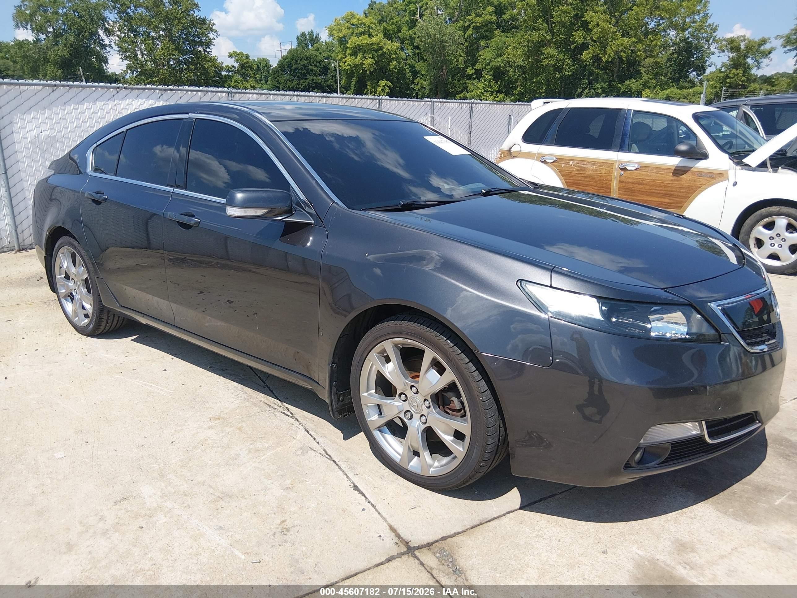 2013 Acura Tl 3.7 Gray vin: 19UUA9F76DA003168