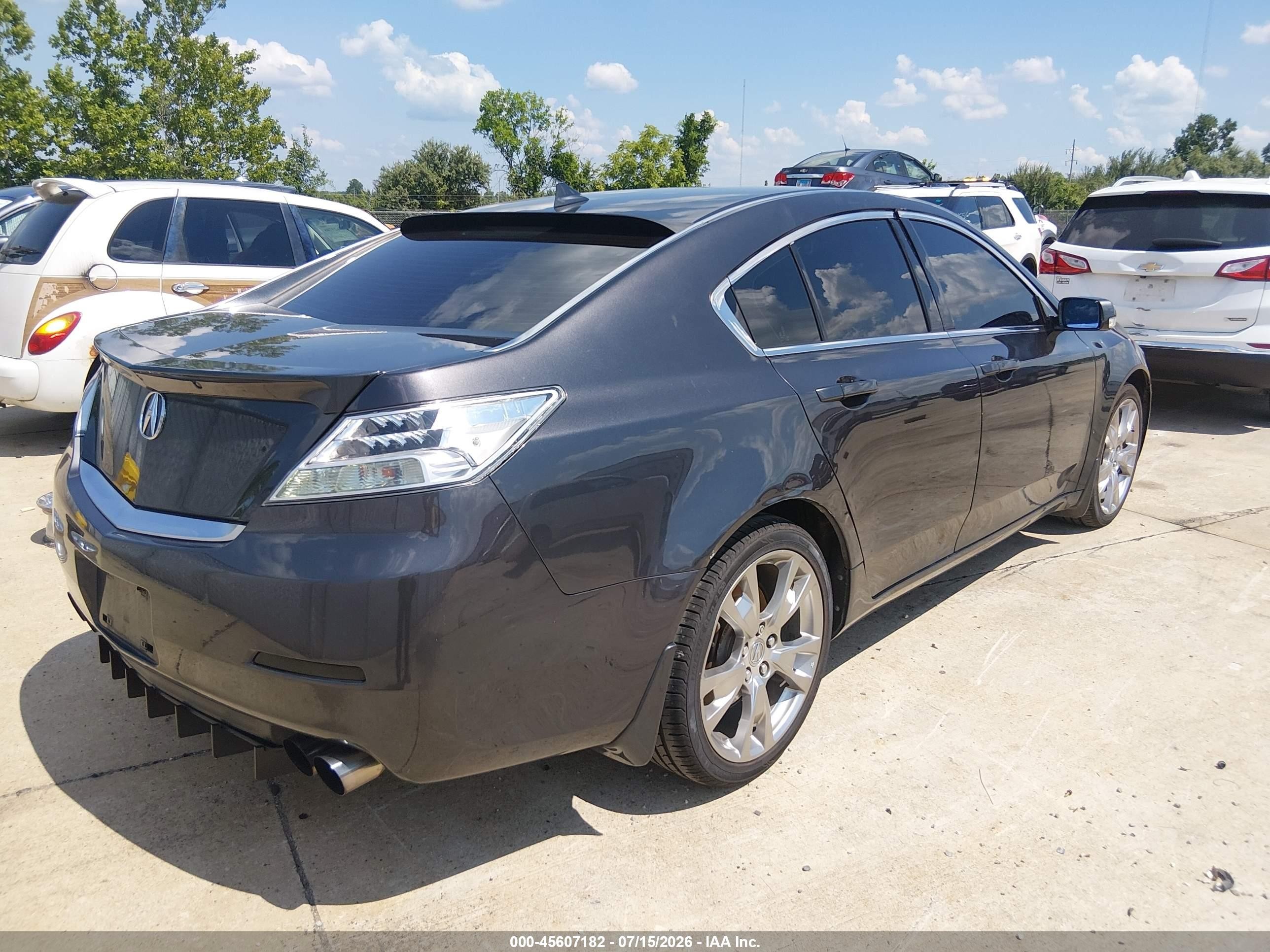 2013 Acura Tl 3.7 Серый vin: 19UUA9F76DA003168