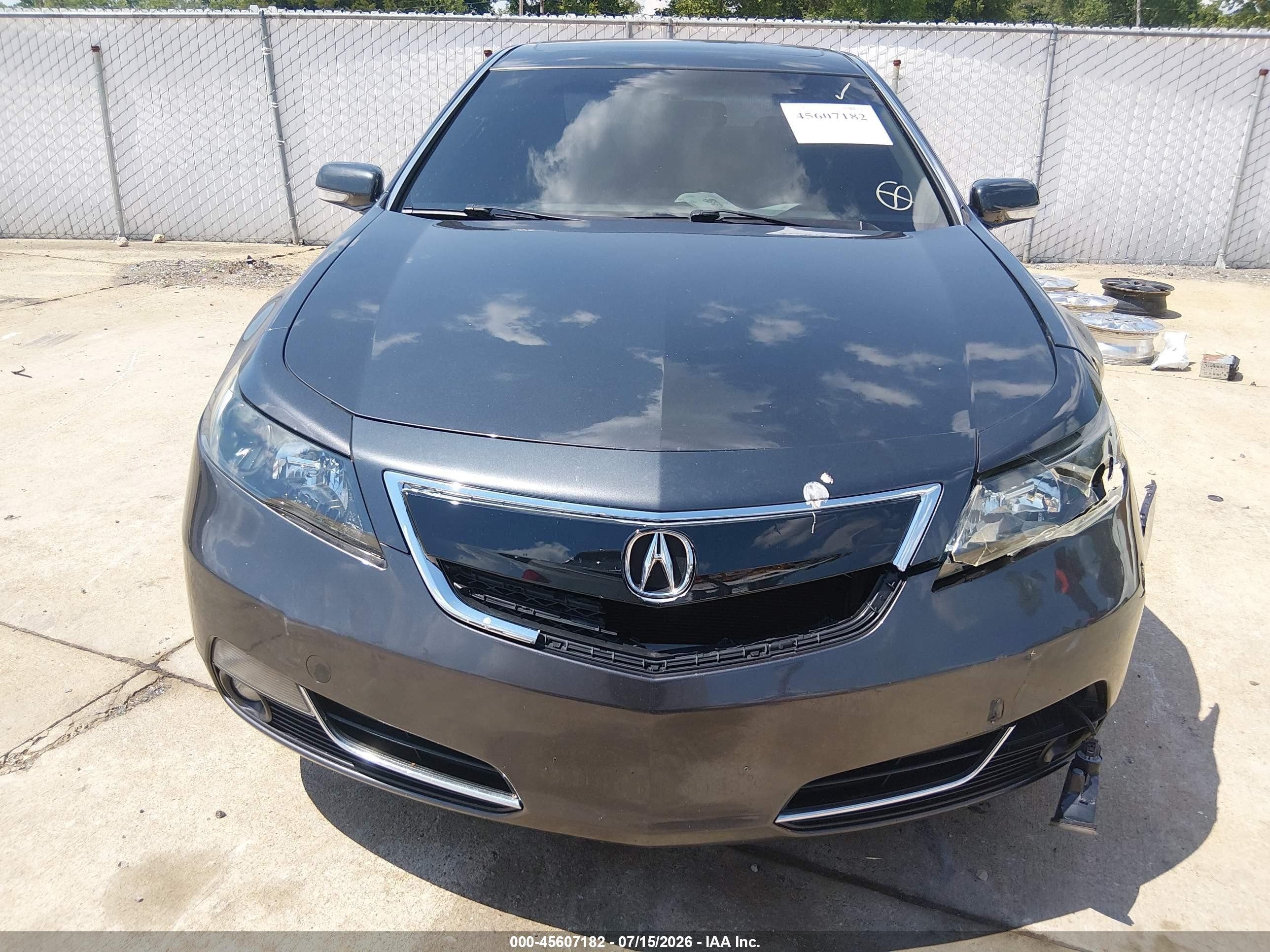 2013 Acura Tl 3.7 Серый vin: 19UUA9F76DA003168