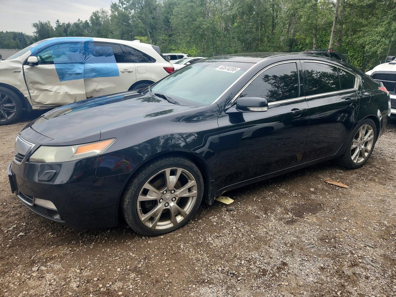2013 Acura Tl Advance Black vin: 19UUA9F78DA800988