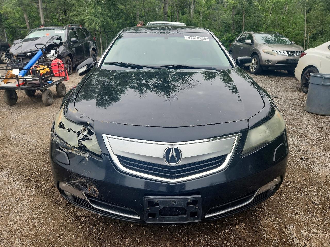 2013 Acura Tl Advance Black vin: 19UUA9F78DA800988