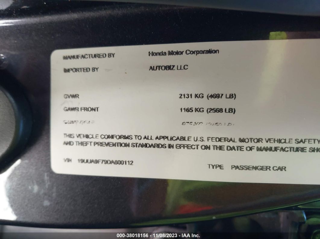 2013 Acura Tl 3.7 Черный vin: 19UUA9F79DA800112