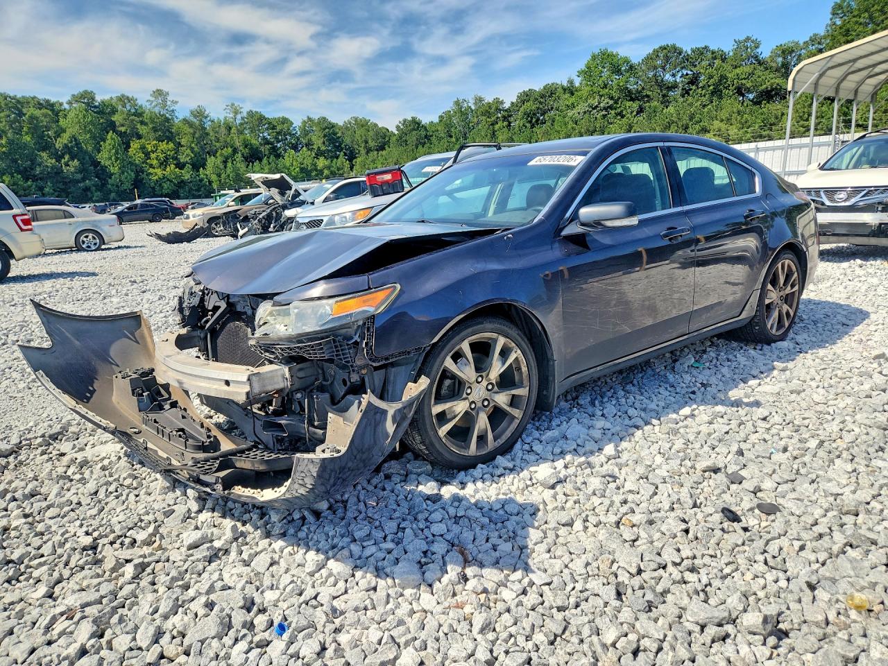 2013 Acura Tl Advance Gray vin: 19UUA9F79DA800112
