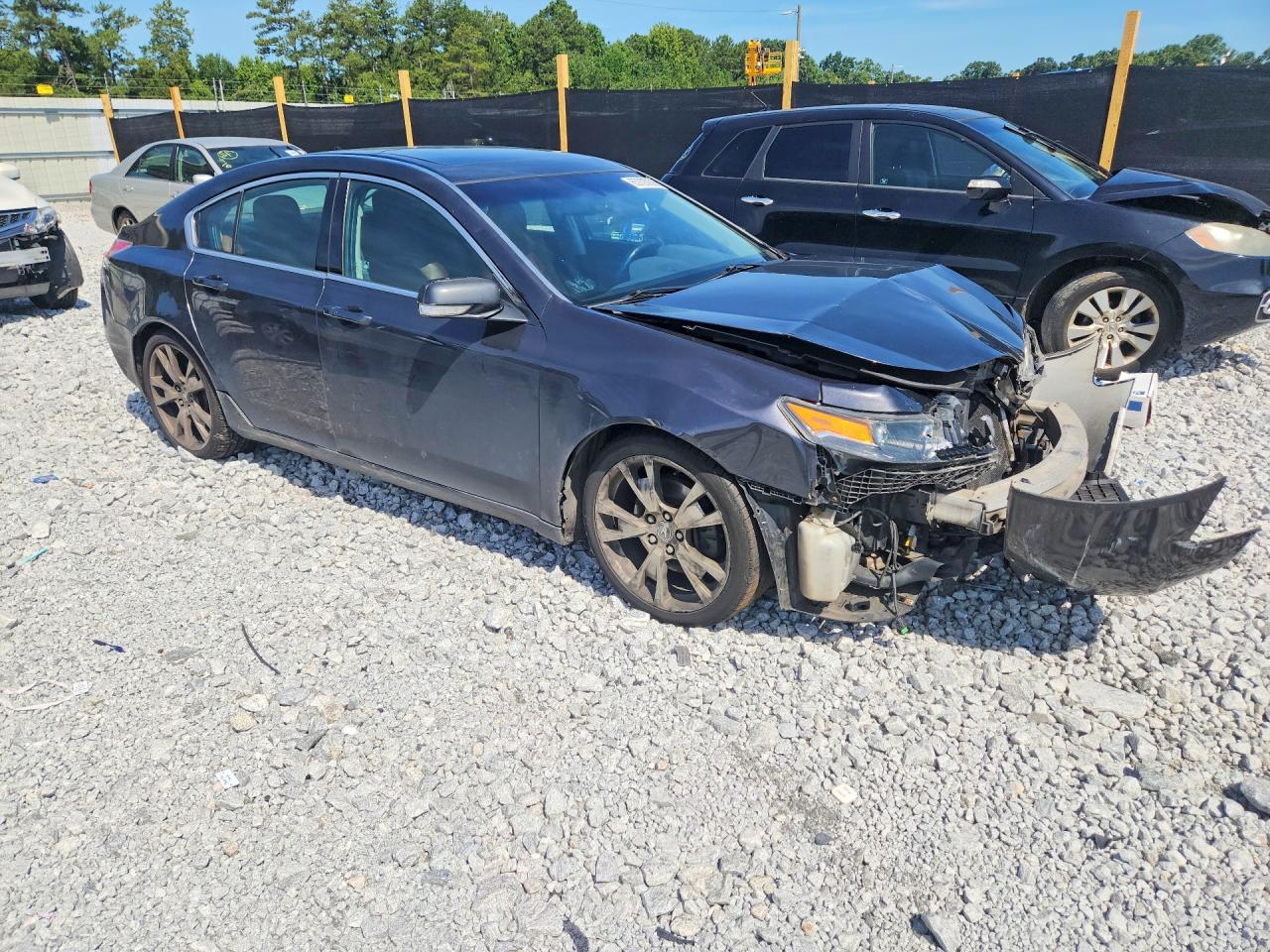 2013 Acura Tl Advance Серый vin: 19UUA9F79DA800112