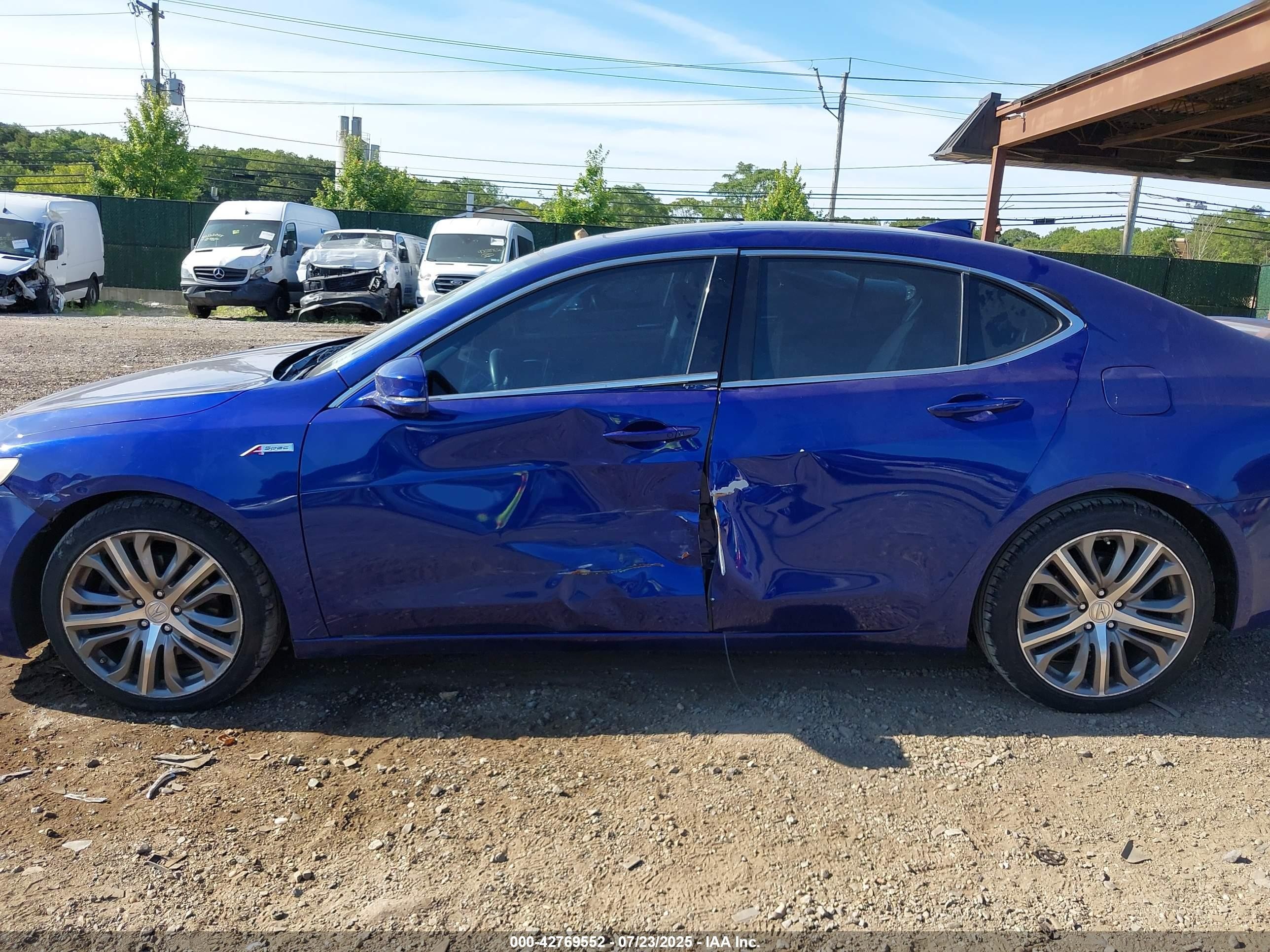 2015 Acura Tlx   Blue vin: 19UUB1F30FA003889
