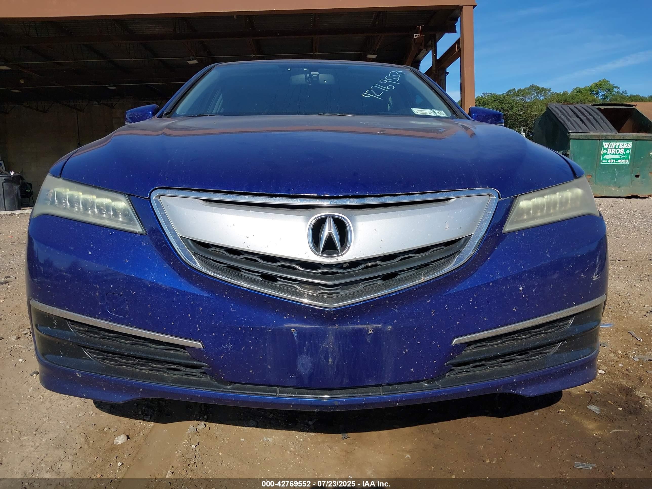 2015 Acura Tlx   Blue vin: 19UUB1F30FA003889