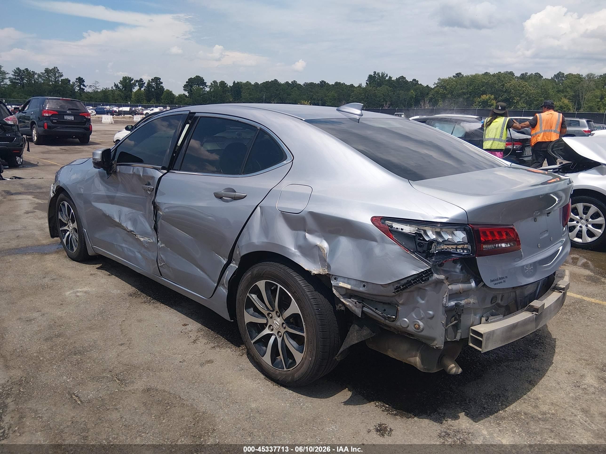 2015 Acura Tlx   Blue vin: 19UUB1F30FA004203