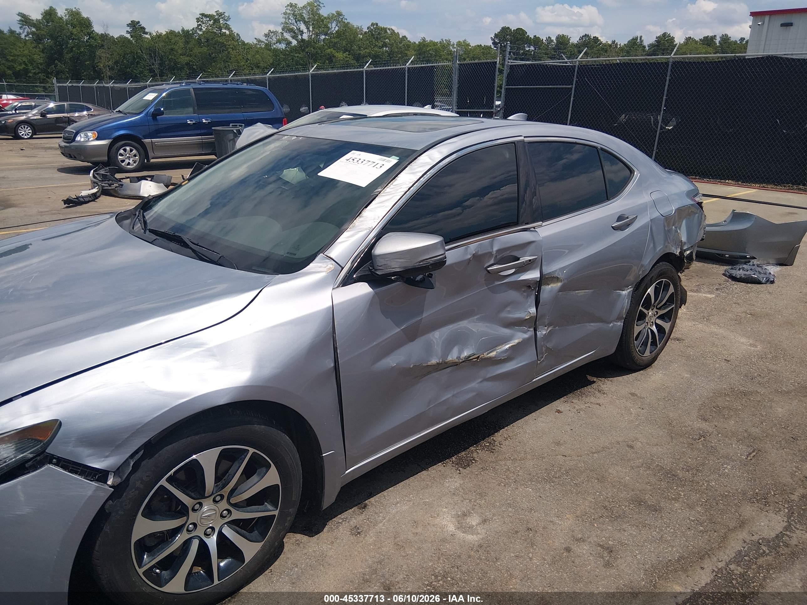 2015 Acura Tlx   Blue vin: 19UUB1F30FA004203