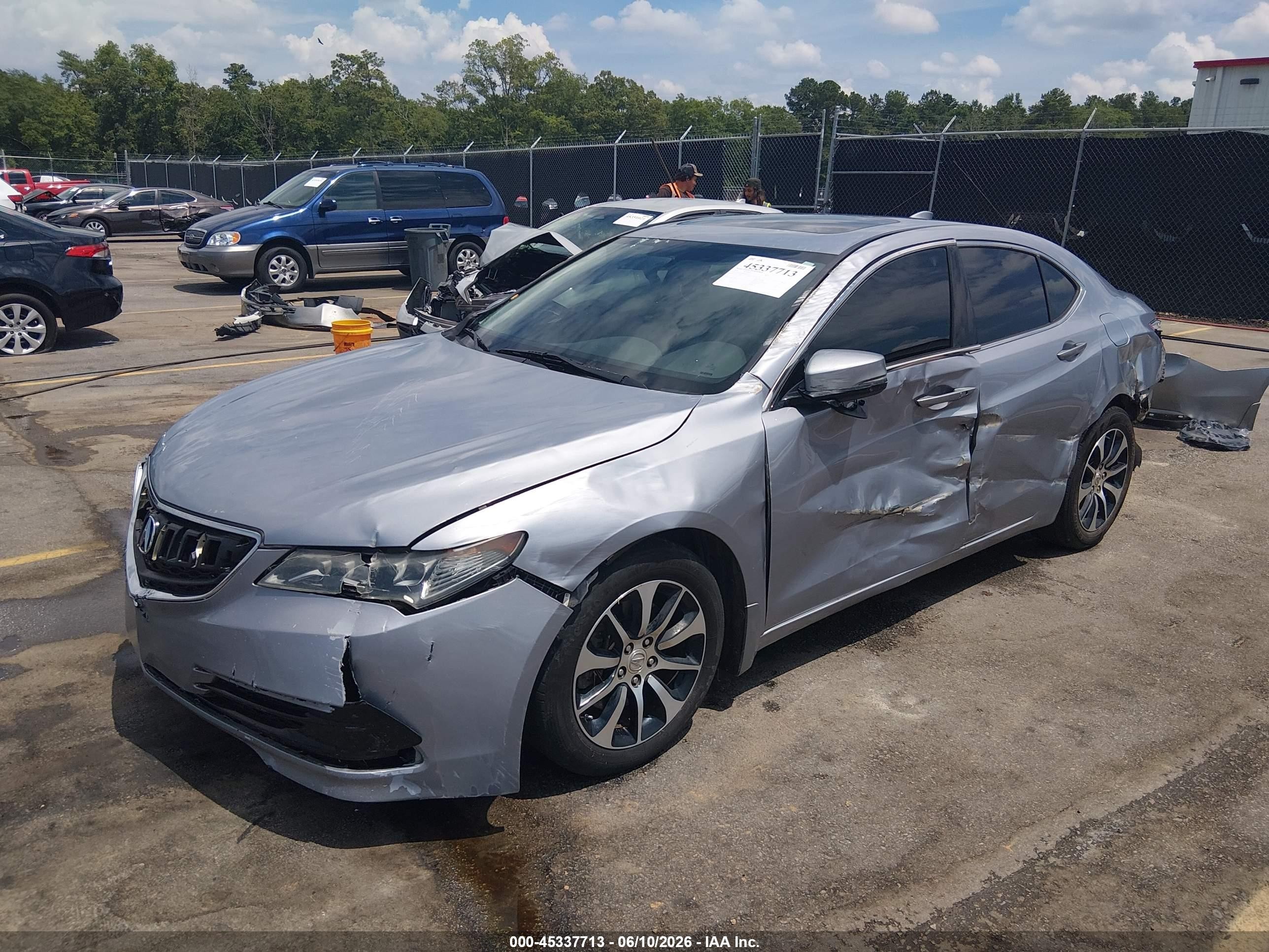 2015 Acura Tlx   Blue vin: 19UUB1F30FA004203