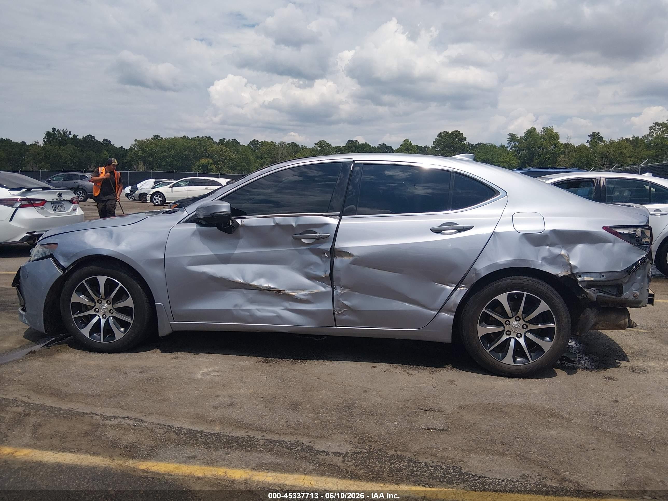 2015 Acura Tlx   Blue vin: 19UUB1F30FA004203