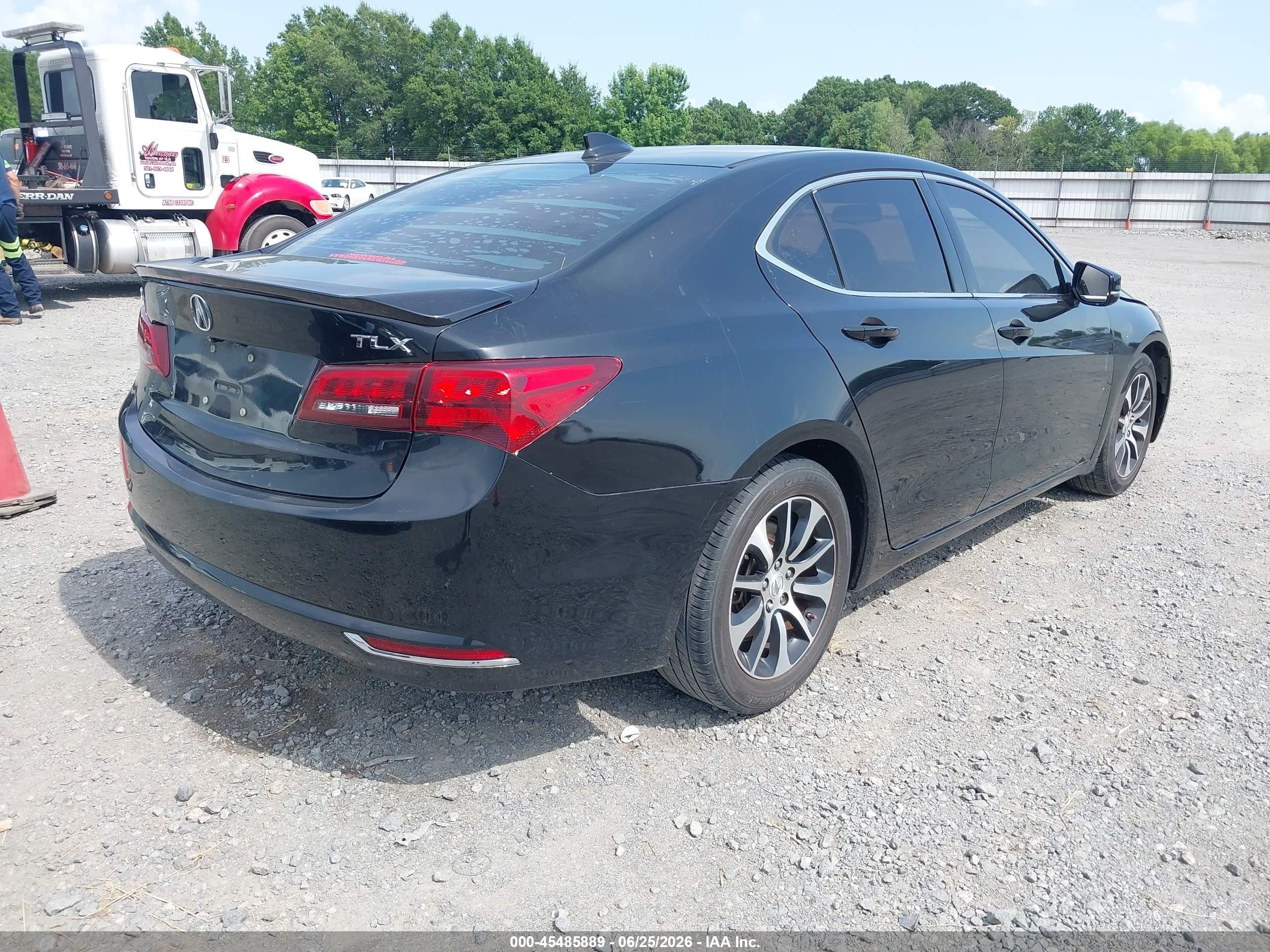 2015 Acura Tlx   Black vin: 19UUB1F30FA015086