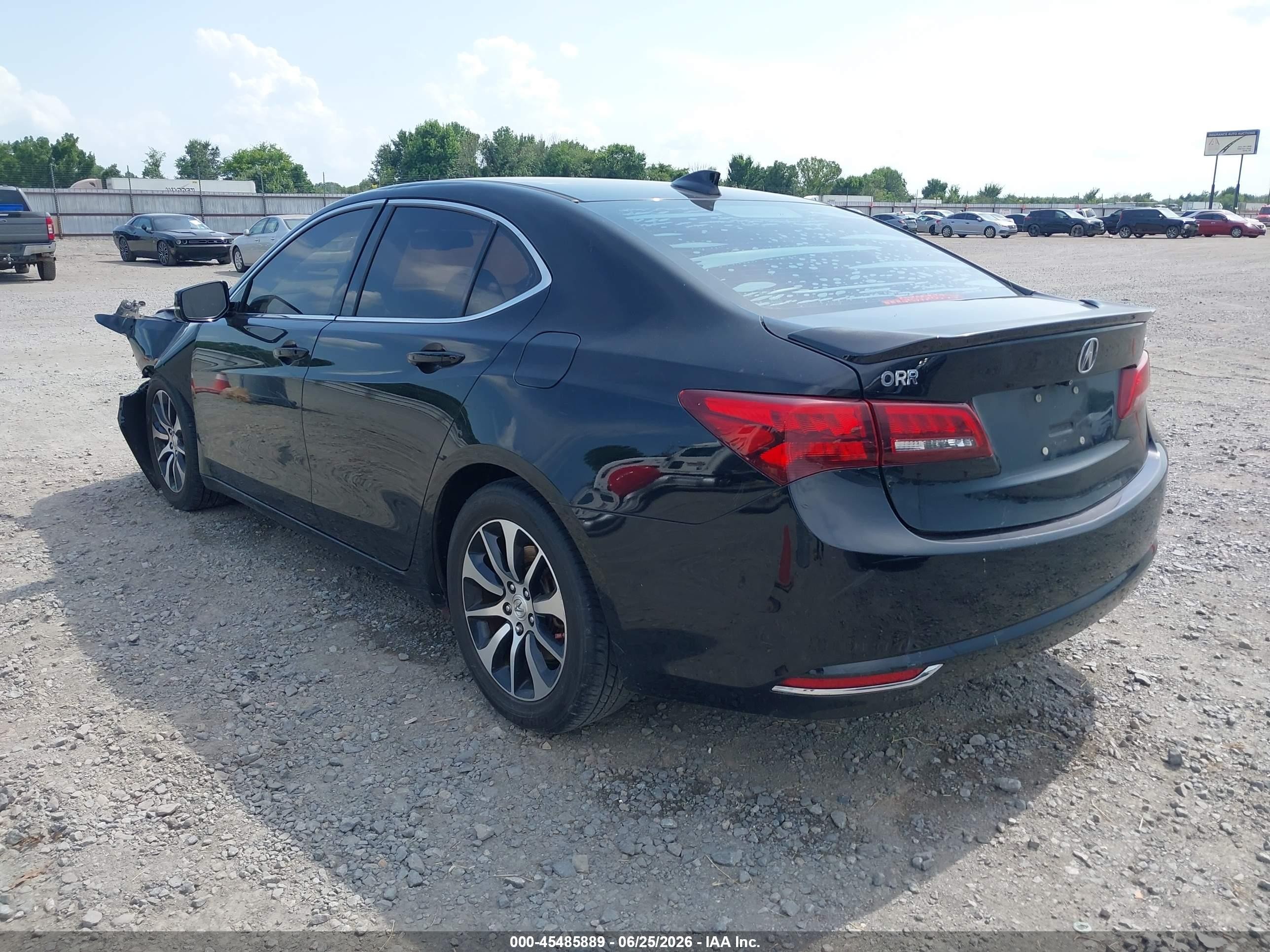 2015 Acura Tlx   Black vin: 19UUB1F30FA015086