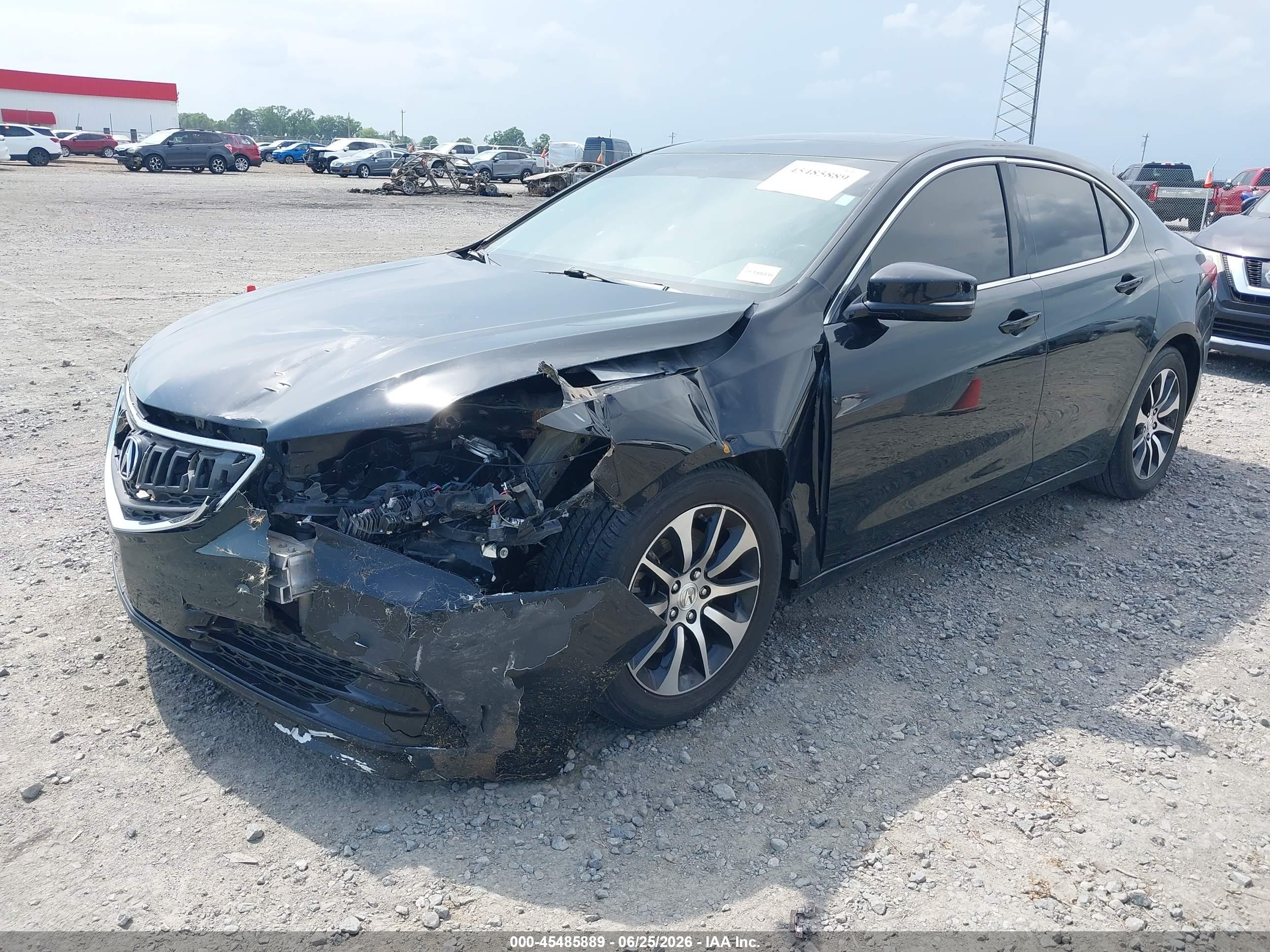 2015 Acura Tlx   Black vin: 19UUB1F30FA015086