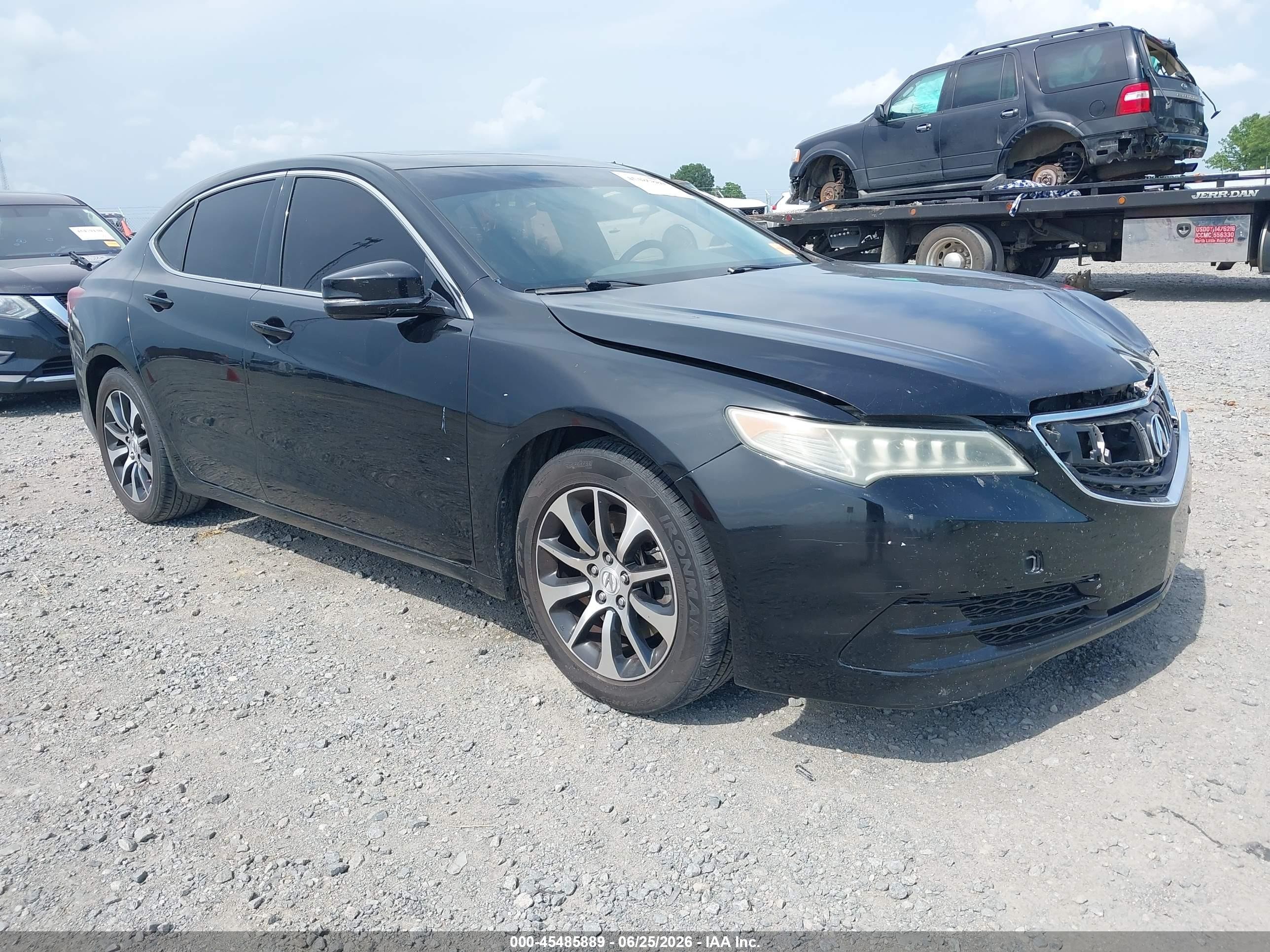 2015 Acura Tlx   Black vin: 19UUB1F30FA015086