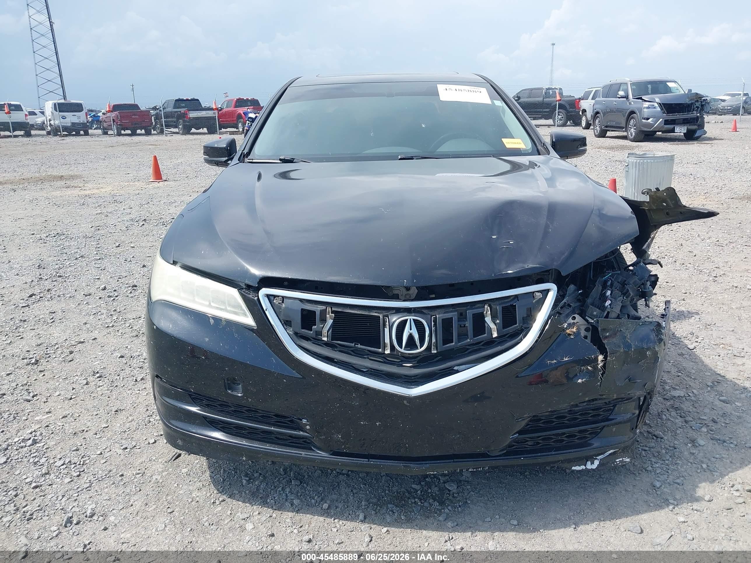 2015 Acura Tlx   Black vin: 19UUB1F30FA015086