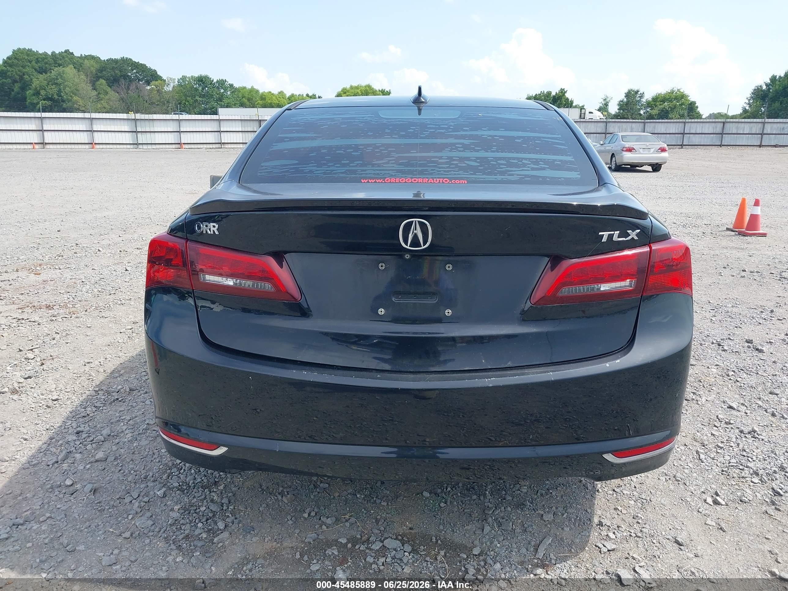 2015 Acura Tlx   Black vin: 19UUB1F30FA015086