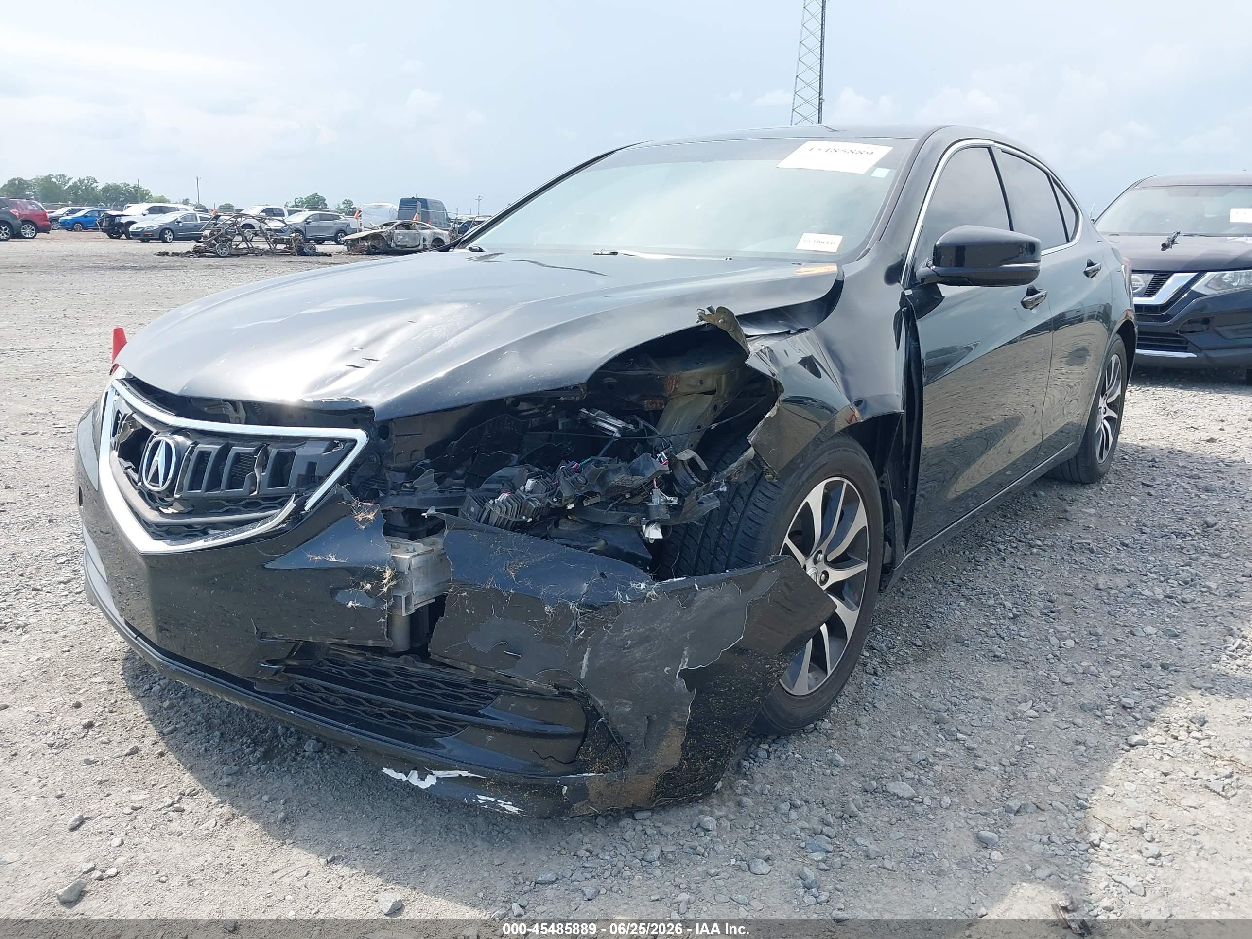2015 Acura Tlx   Black vin: 19UUB1F30FA015086