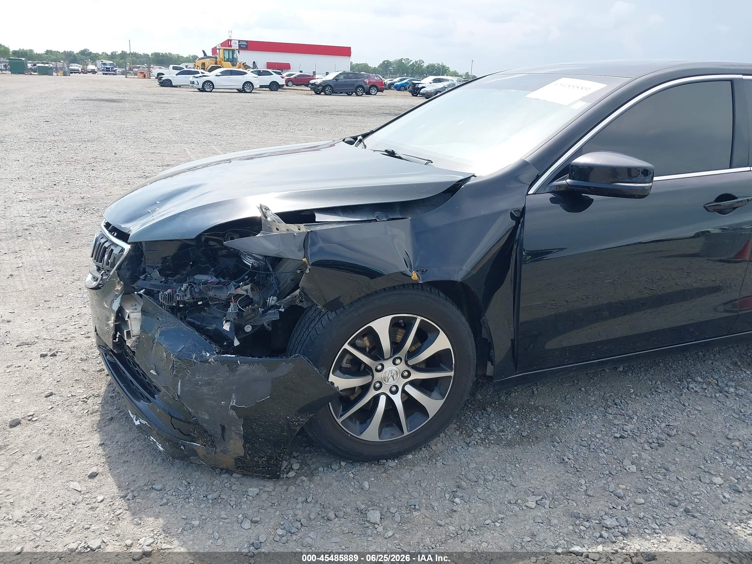 2015 Acura Tlx   Black vin: 19UUB1F30FA015086