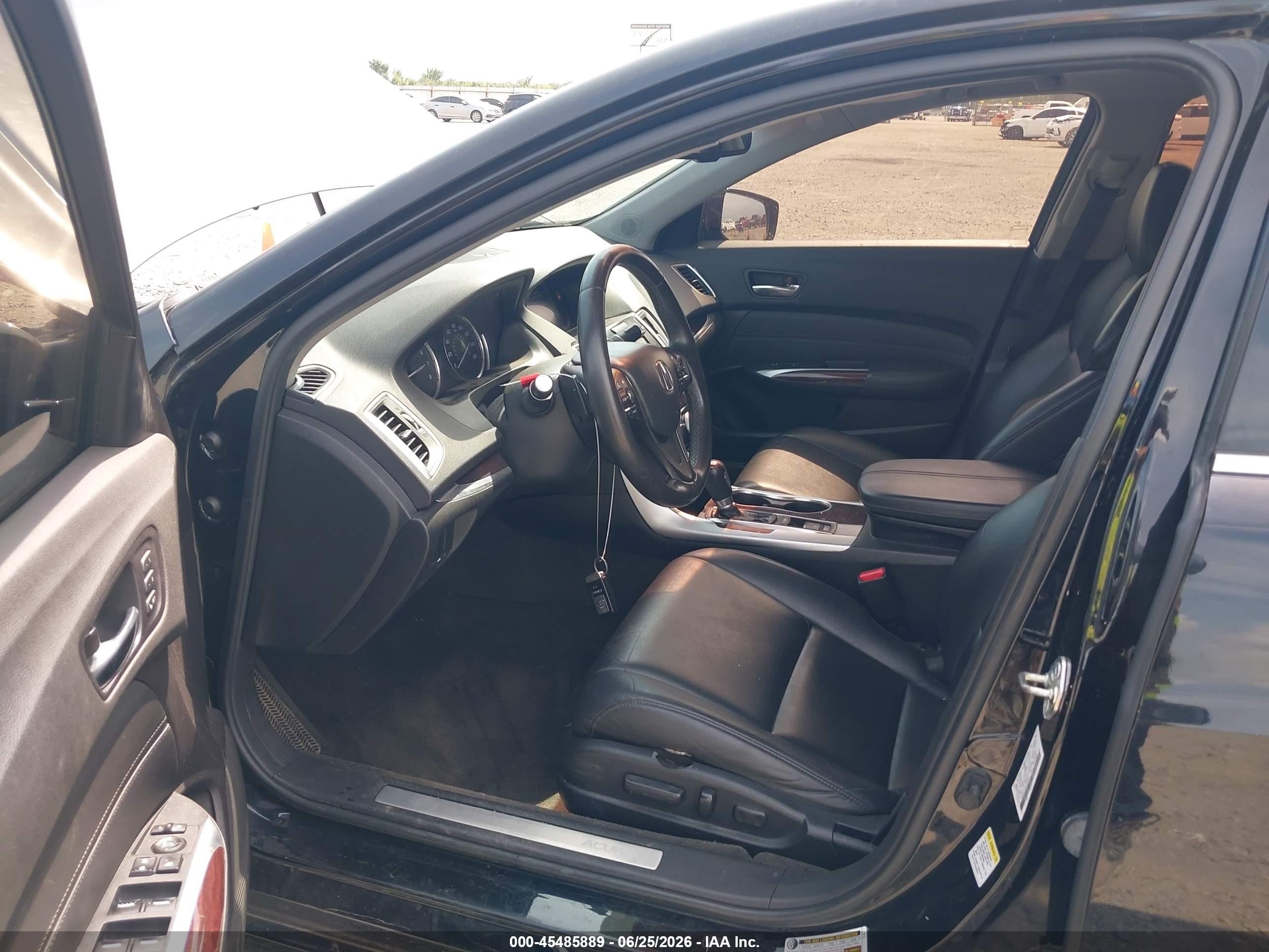 2015 Acura Tlx   Black vin: 19UUB1F30FA015086
