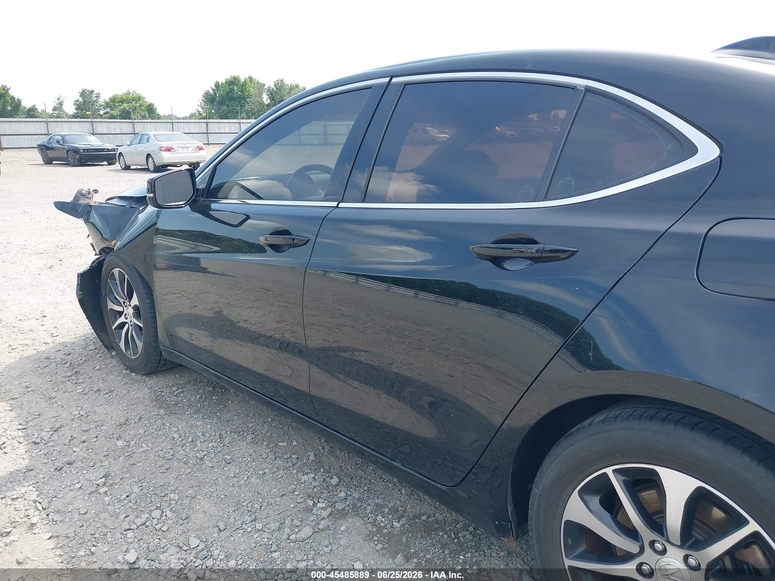 2015 Acura Tlx   Black vin: 19UUB1F30FA015086