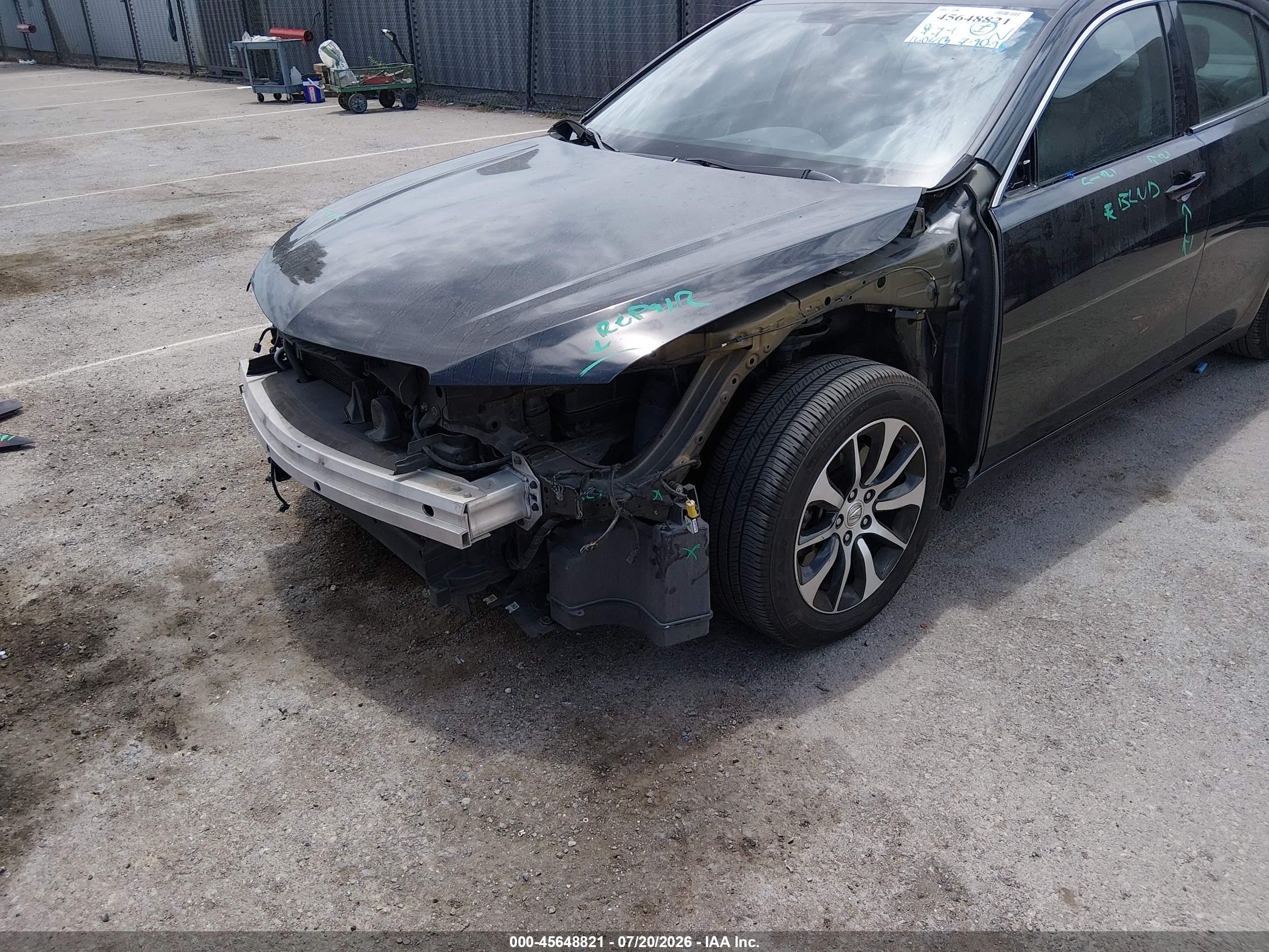 2015 Acura Tlx   Black vin: 19UUB1F30FA022961