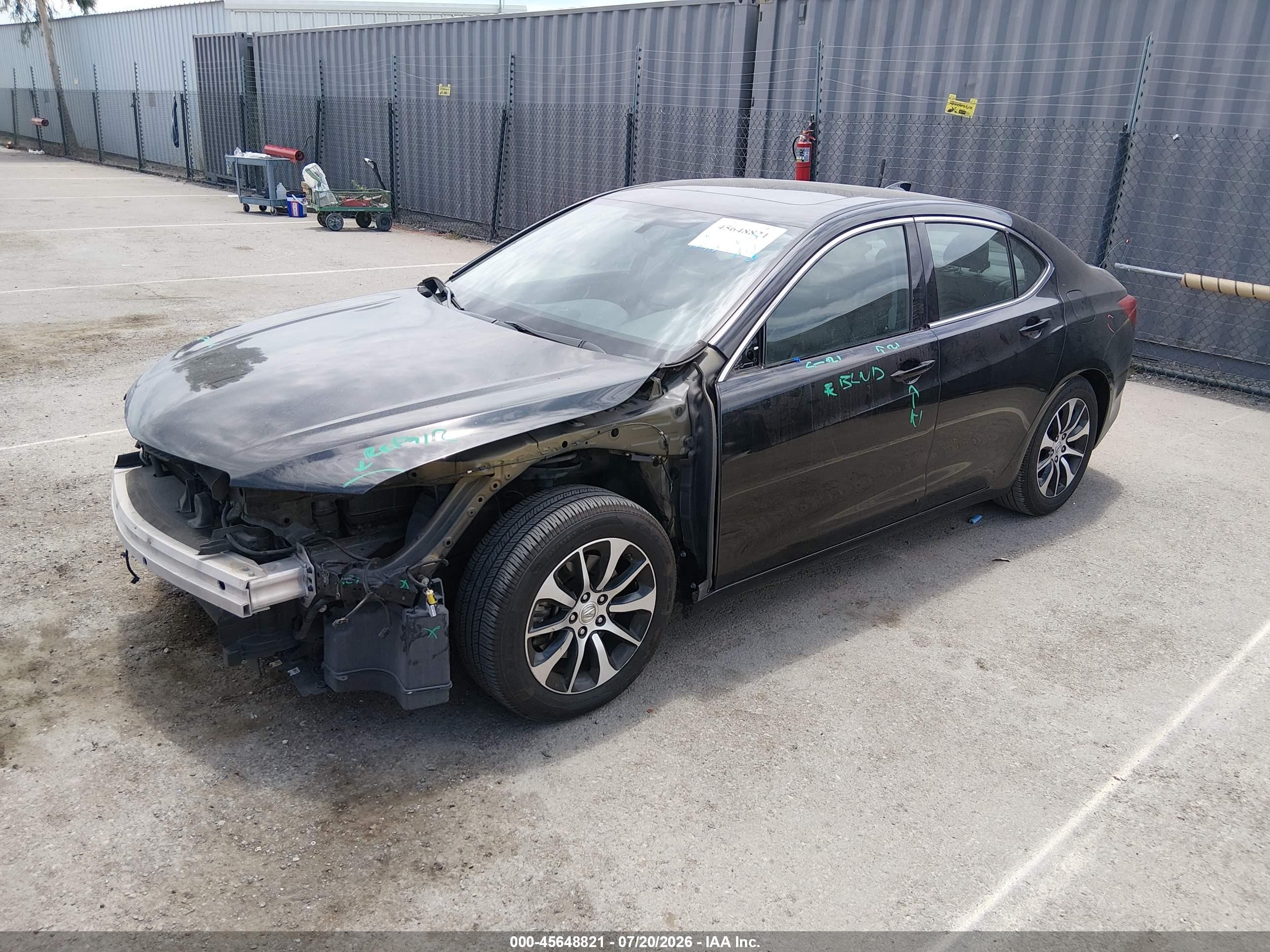 2015 Acura Tlx   Black vin: 19UUB1F30FA022961