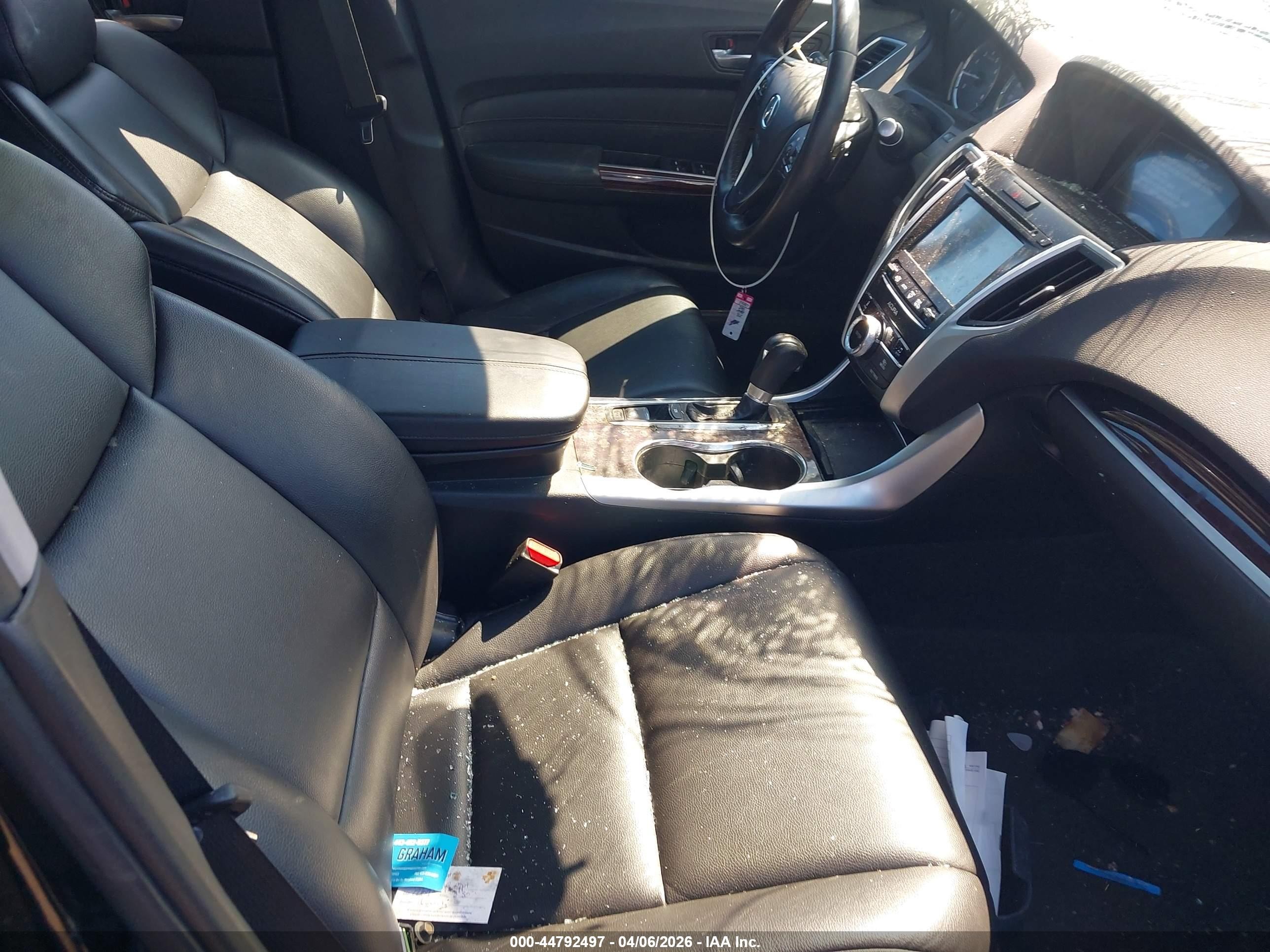 2015 Acura Tlx   Black vin: 19UUB1F30FA024452