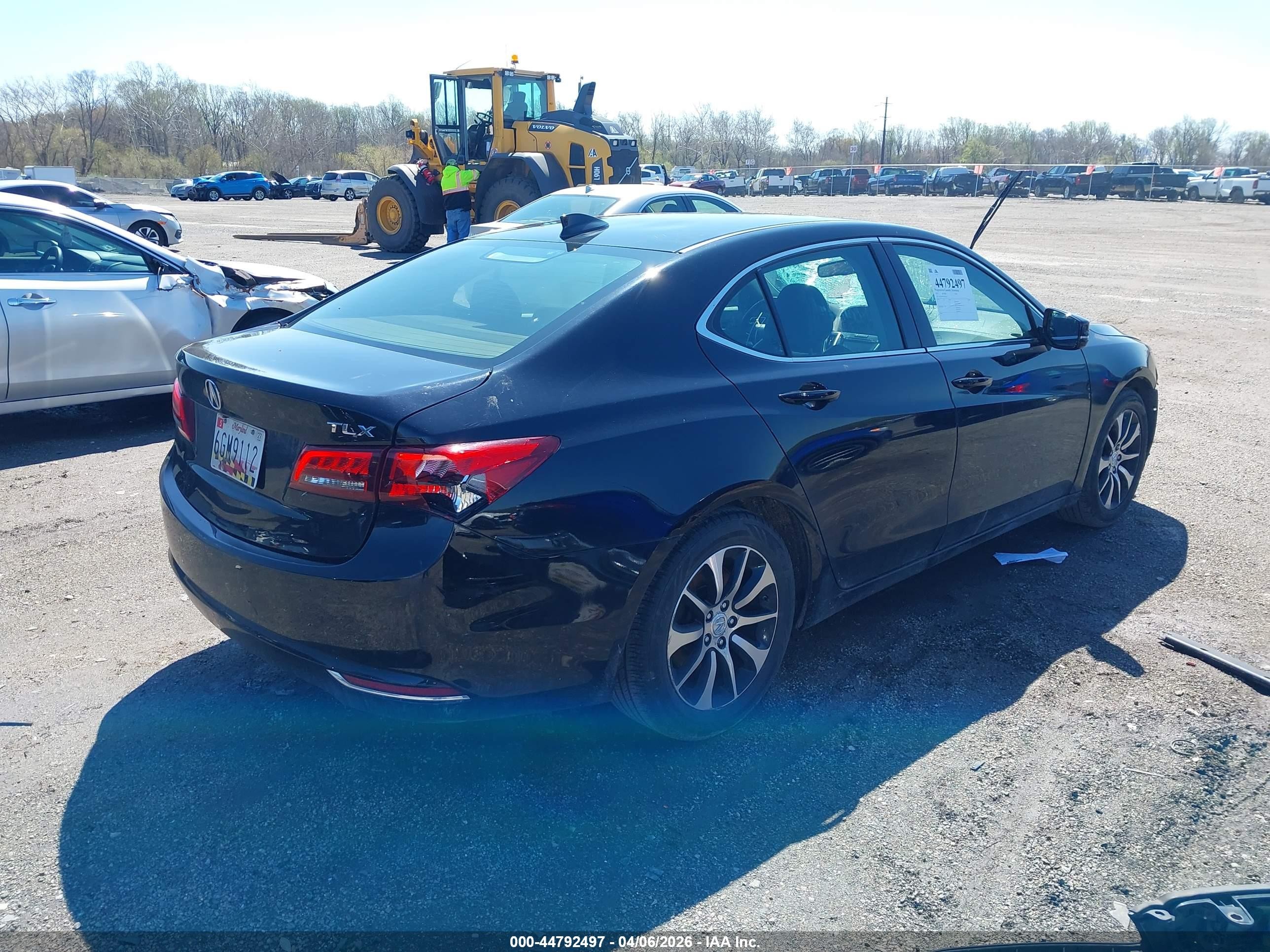 2015 Acura Tlx   Black vin: 19UUB1F30FA024452