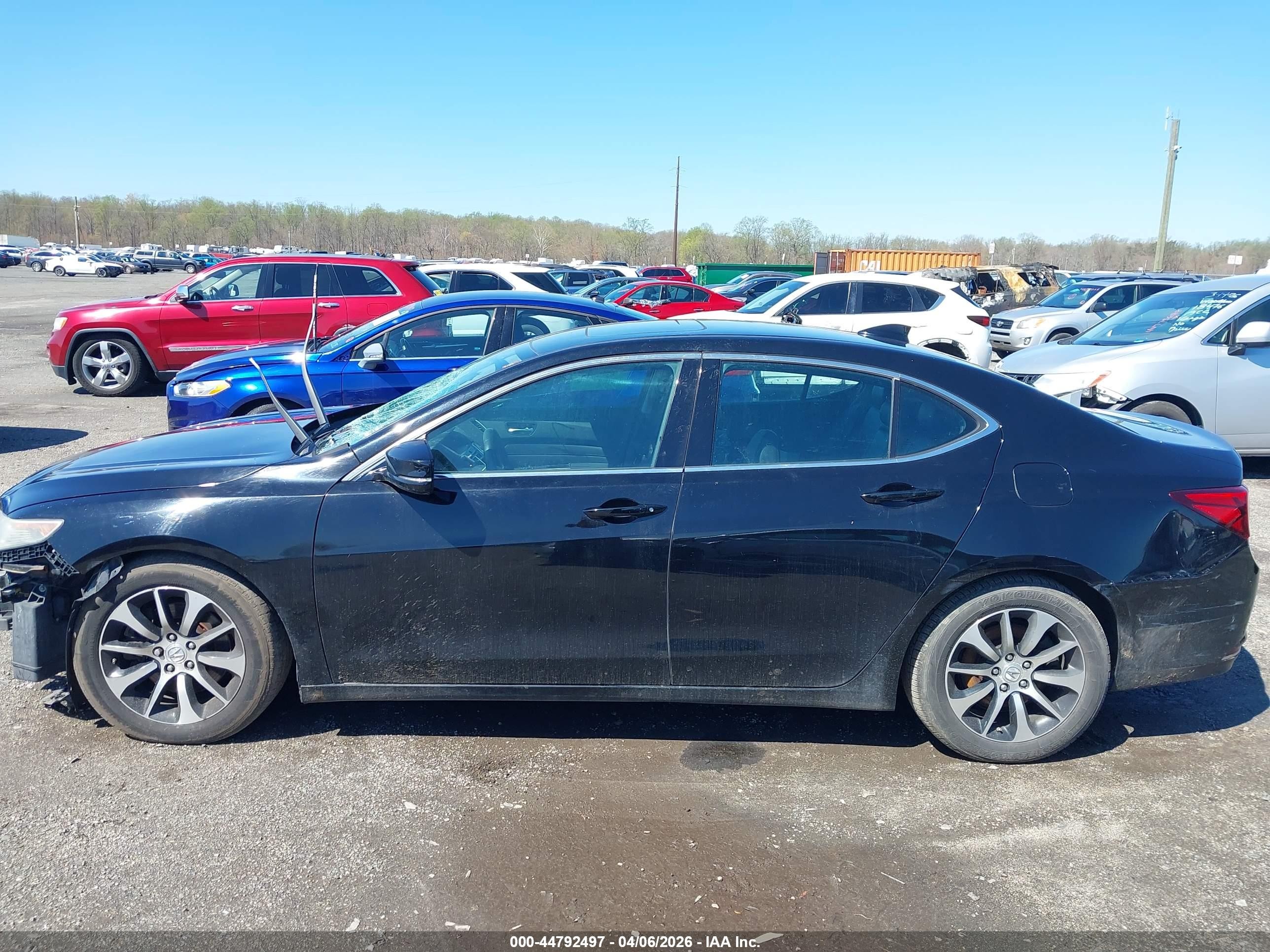 2015 Acura Tlx   Black vin: 19UUB1F30FA024452