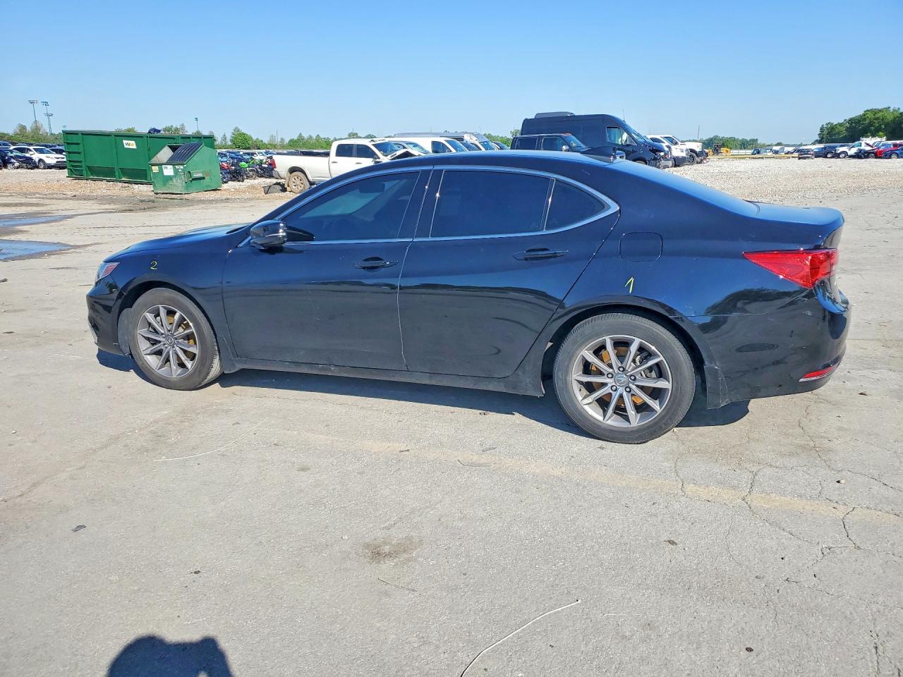 2018 Acura Tlx Black vin: 19UUB1F30JA008969