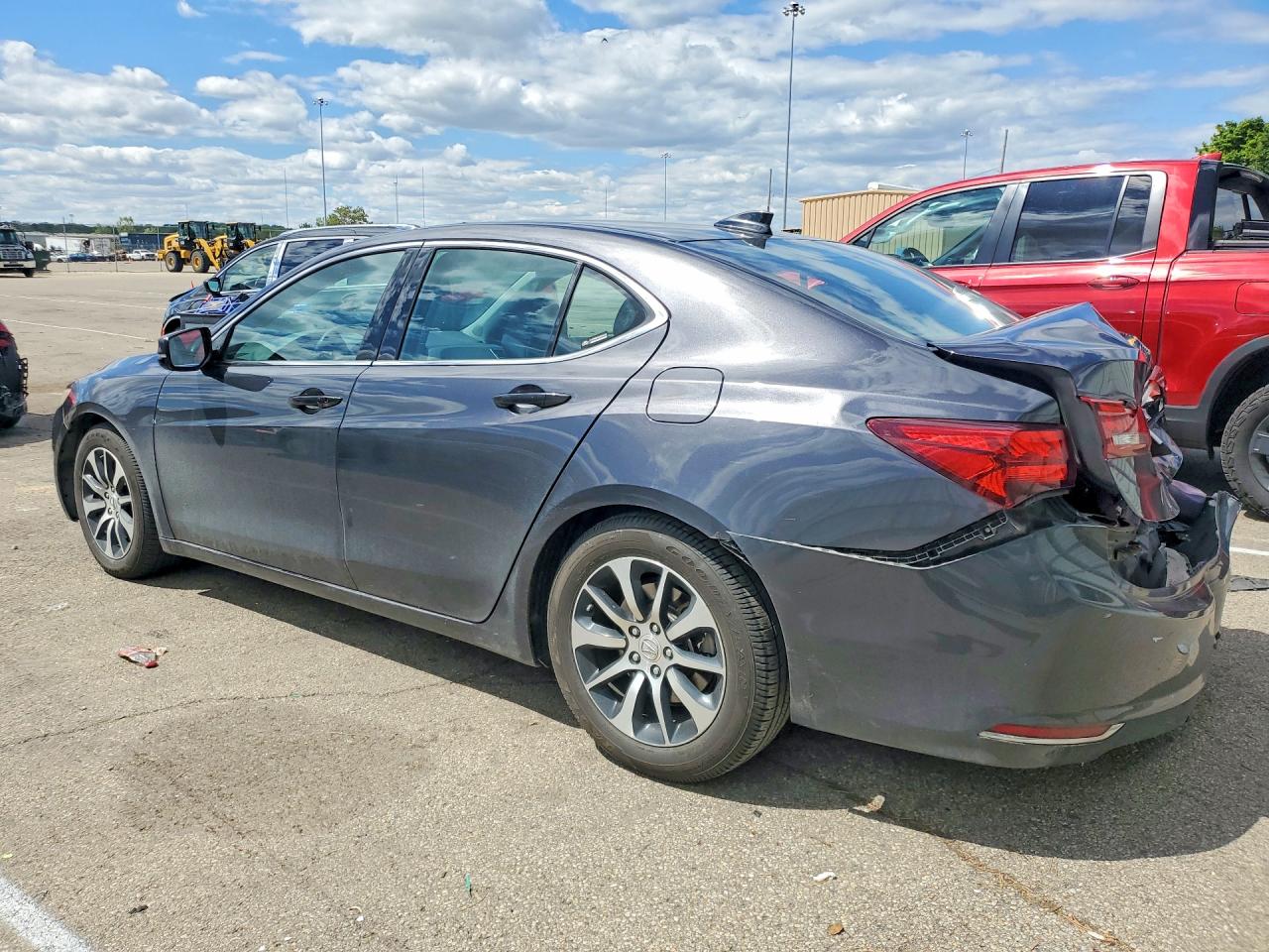 2015 Acura Tlx Gray vin: 19UUB1F31FA003657