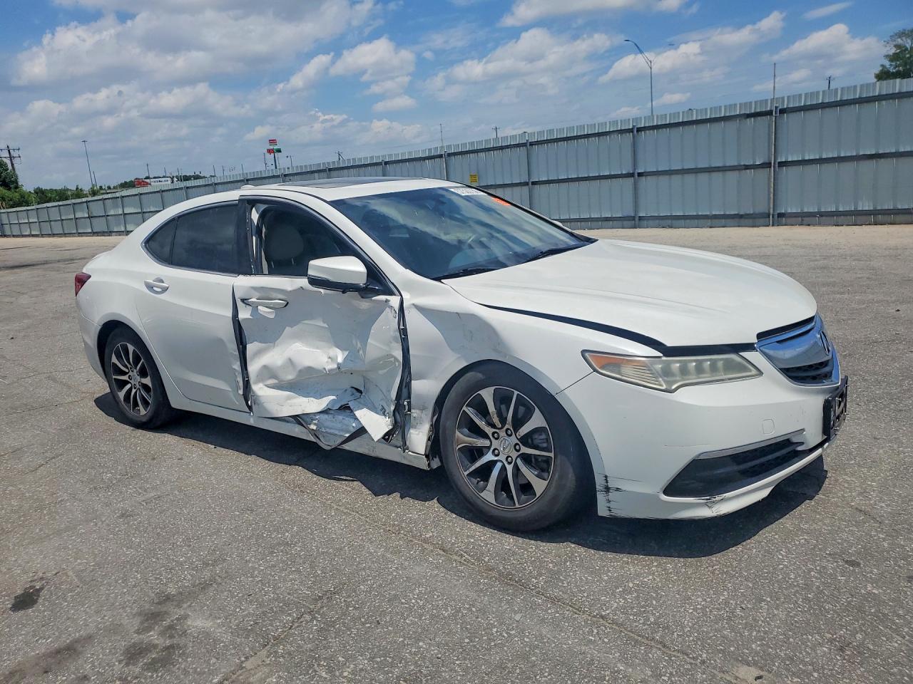 2015 Acura Tlx White vin: 19UUB1F31FA008132