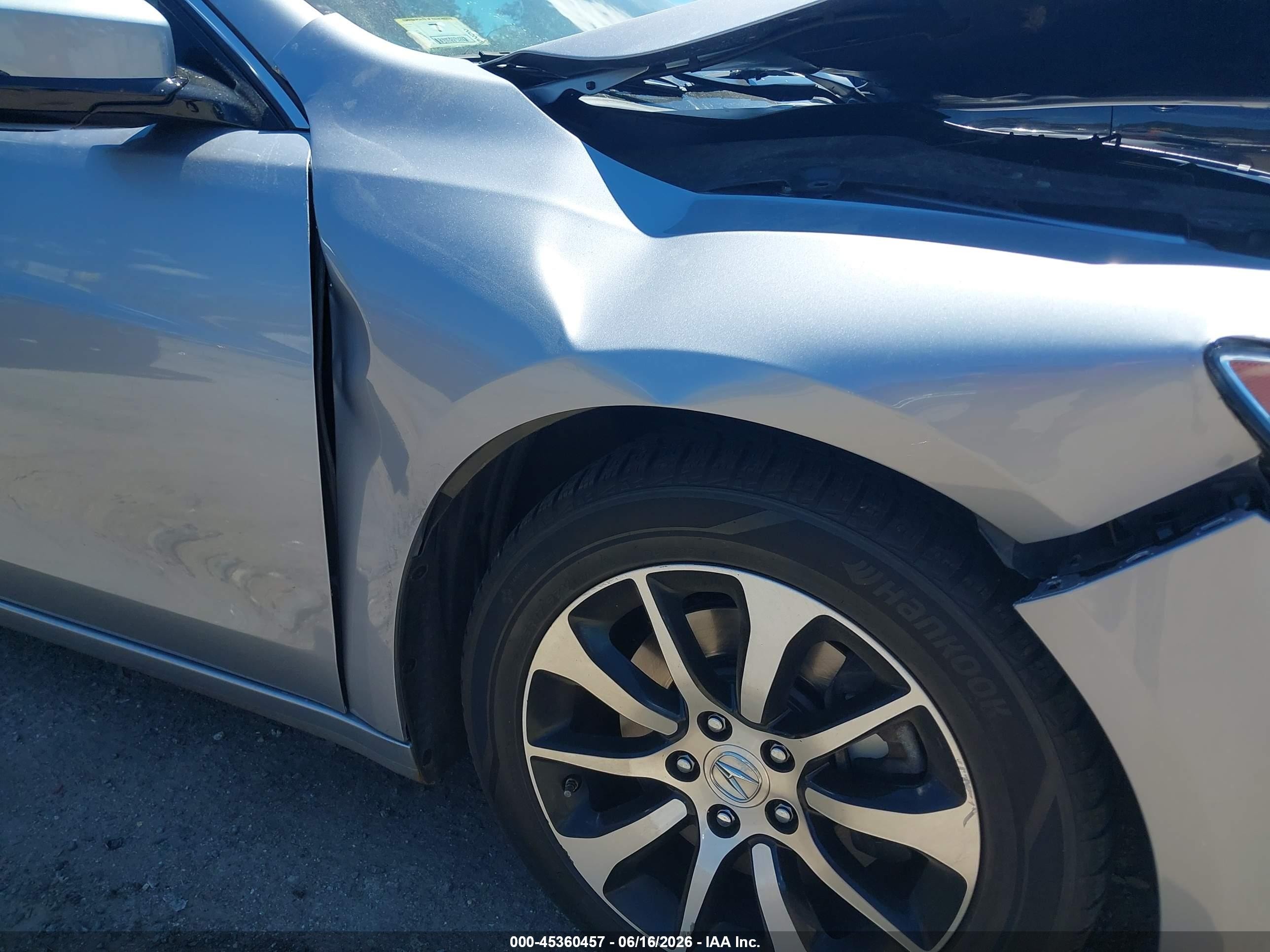 2015 Acura Tlx   Silver vin: 19UUB1F31FA019910