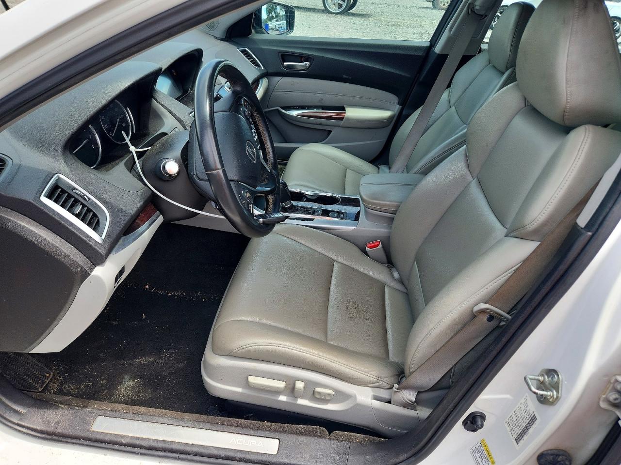 2015 Acura Tlx White vin: 19UUB1F31FA027490