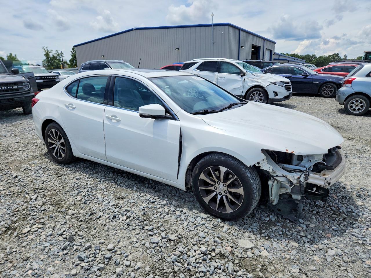 2015 Acura Tlx White vin: 19UUB1F31FA027490