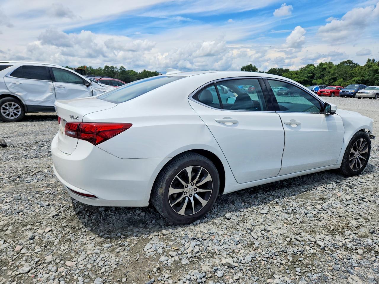 2015 Acura Tlx White vin: 19UUB1F31FA027490