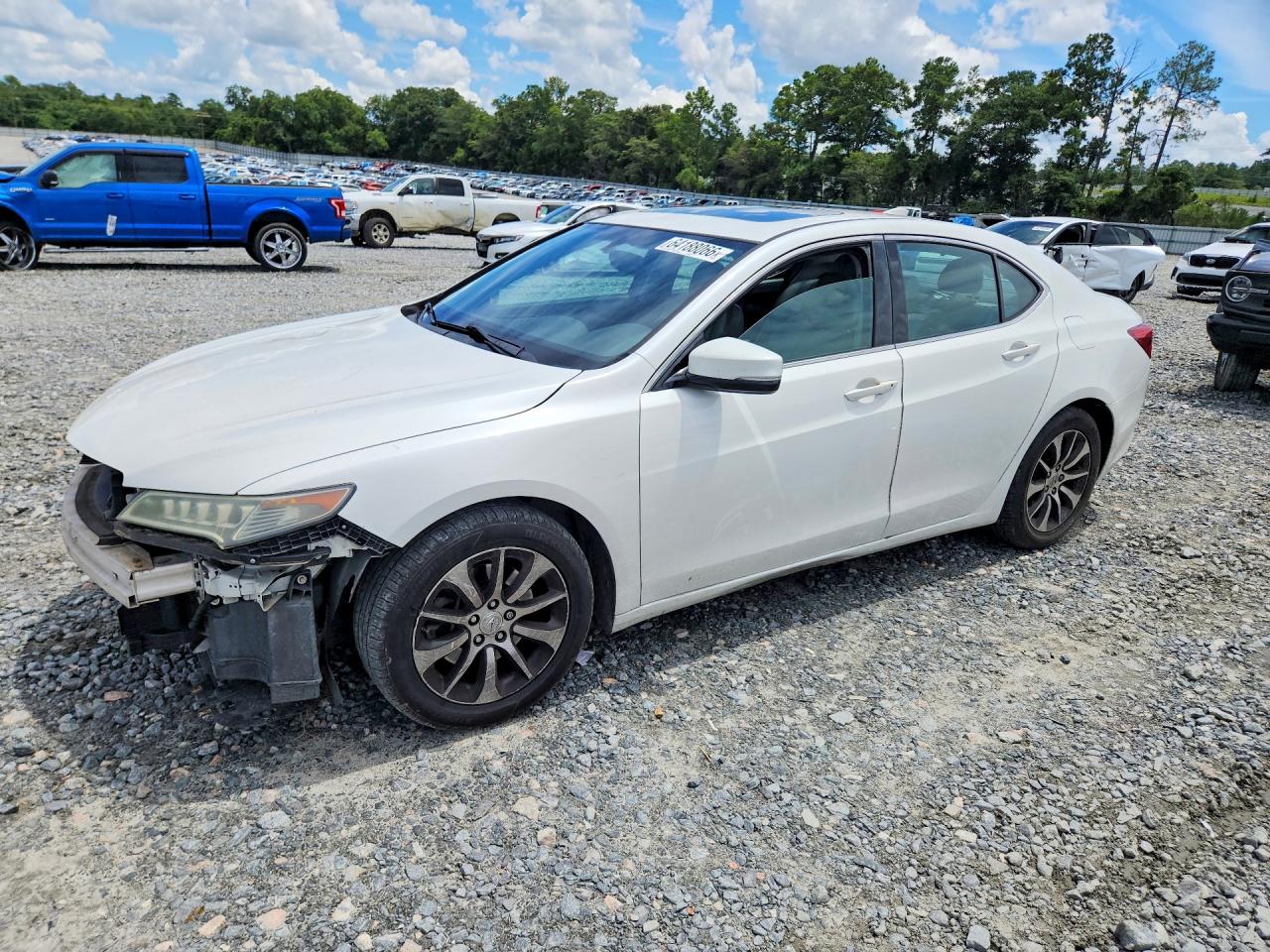 2015 Acura Tlx White vin: 19UUB1F31FA027490