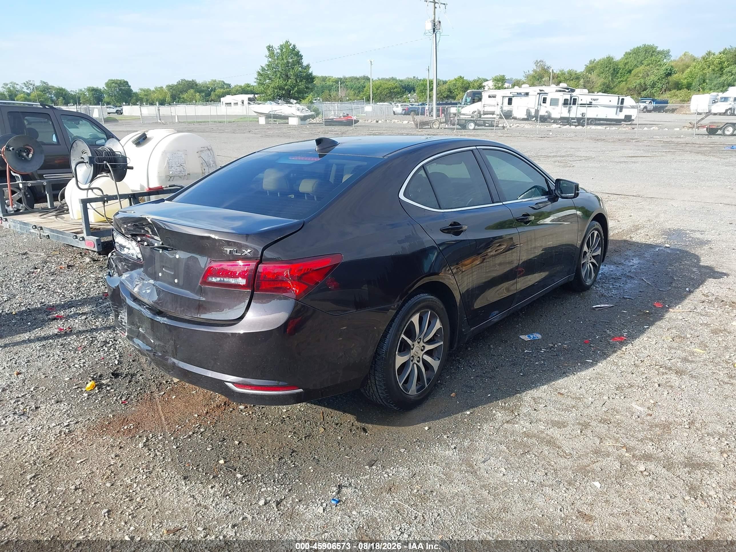2015 Acura Tlx   Темно-бордовый vin: 19UUB1F32FA001433