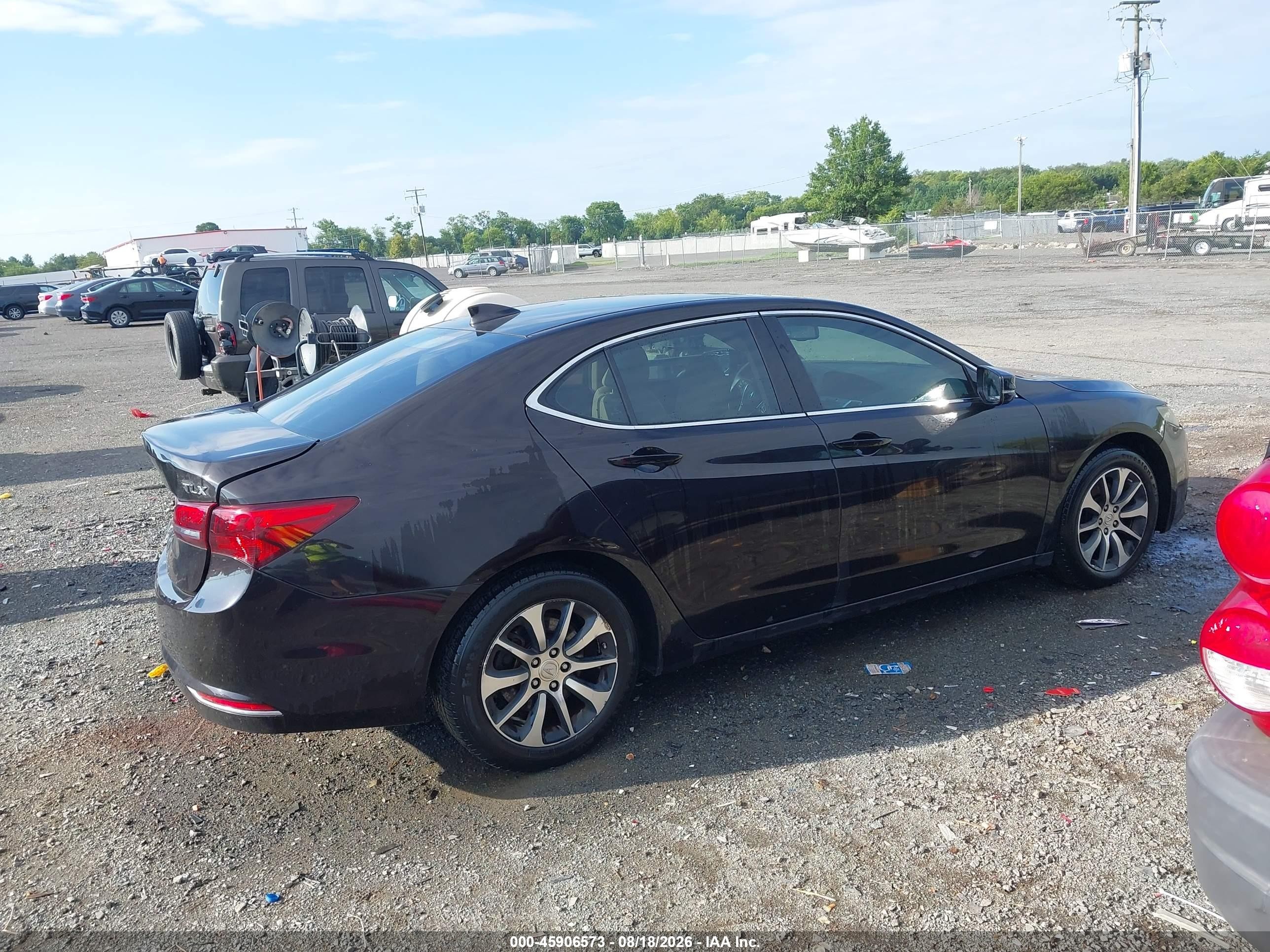 2015 Acura Tlx   Темно-бордовый vin: 19UUB1F32FA001433