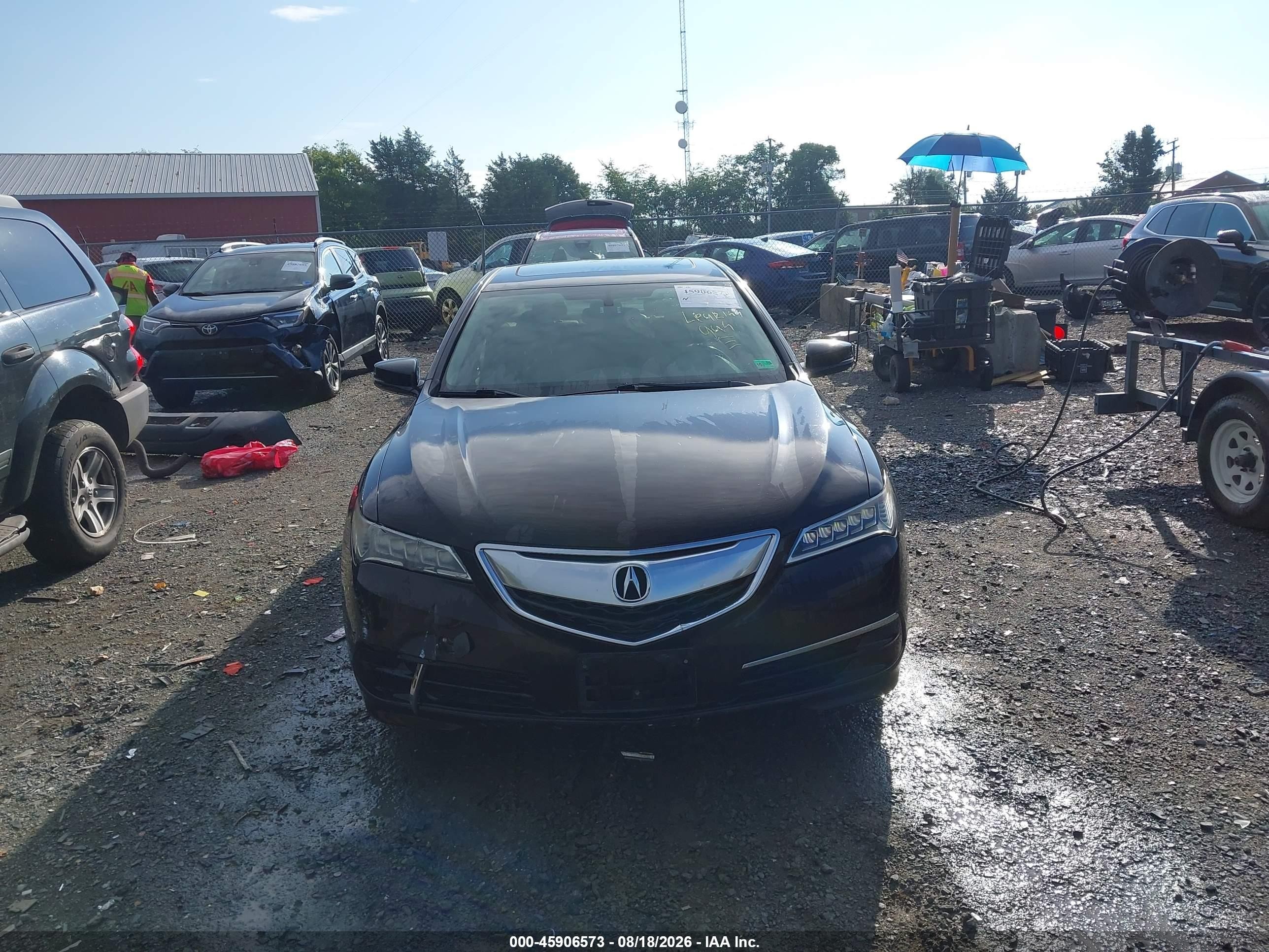 2015 Acura Tlx   Темно-бордовый vin: 19UUB1F32FA001433