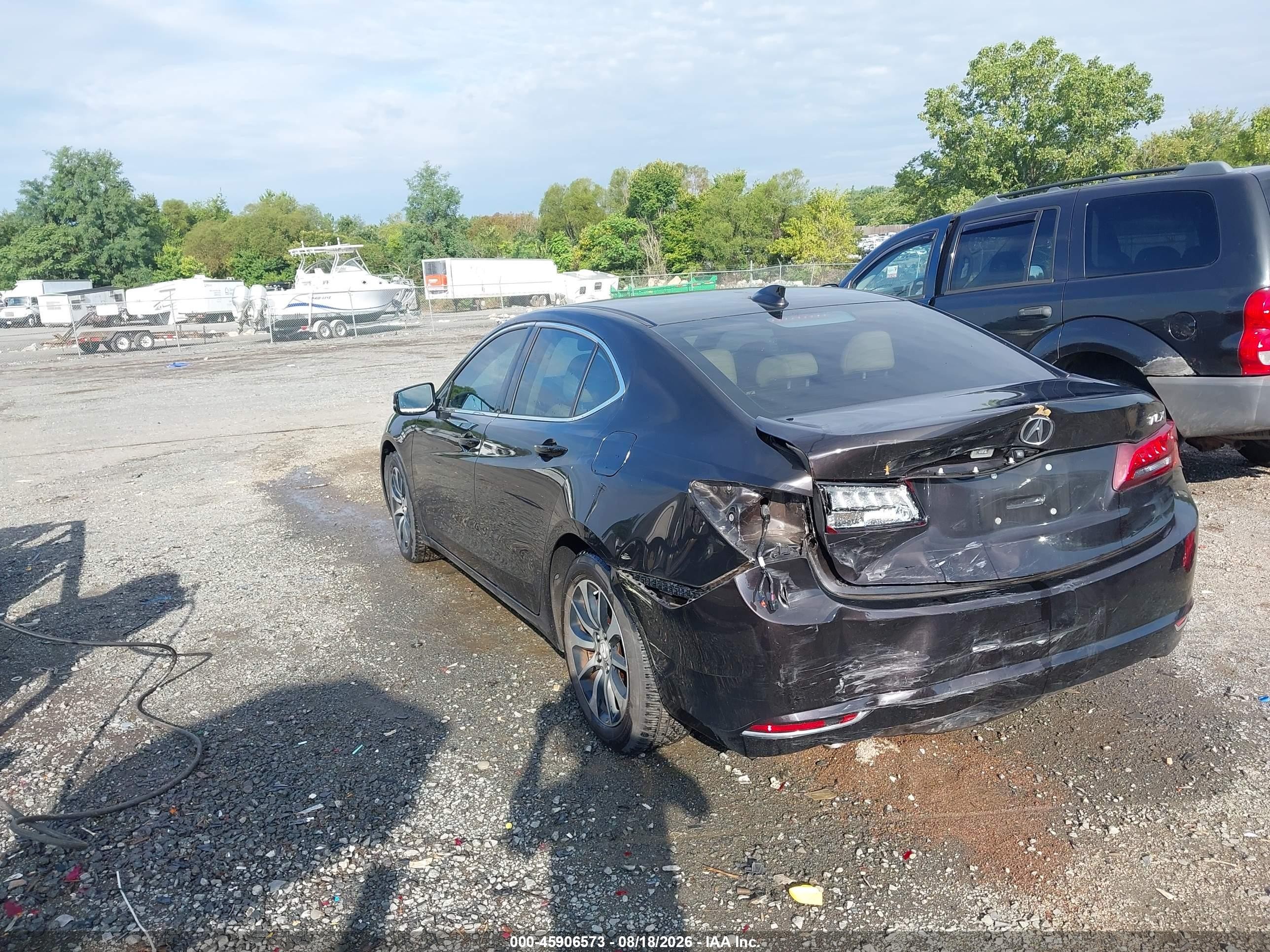 2015 Acura Tlx   Темно-бордовый vin: 19UUB1F32FA001433