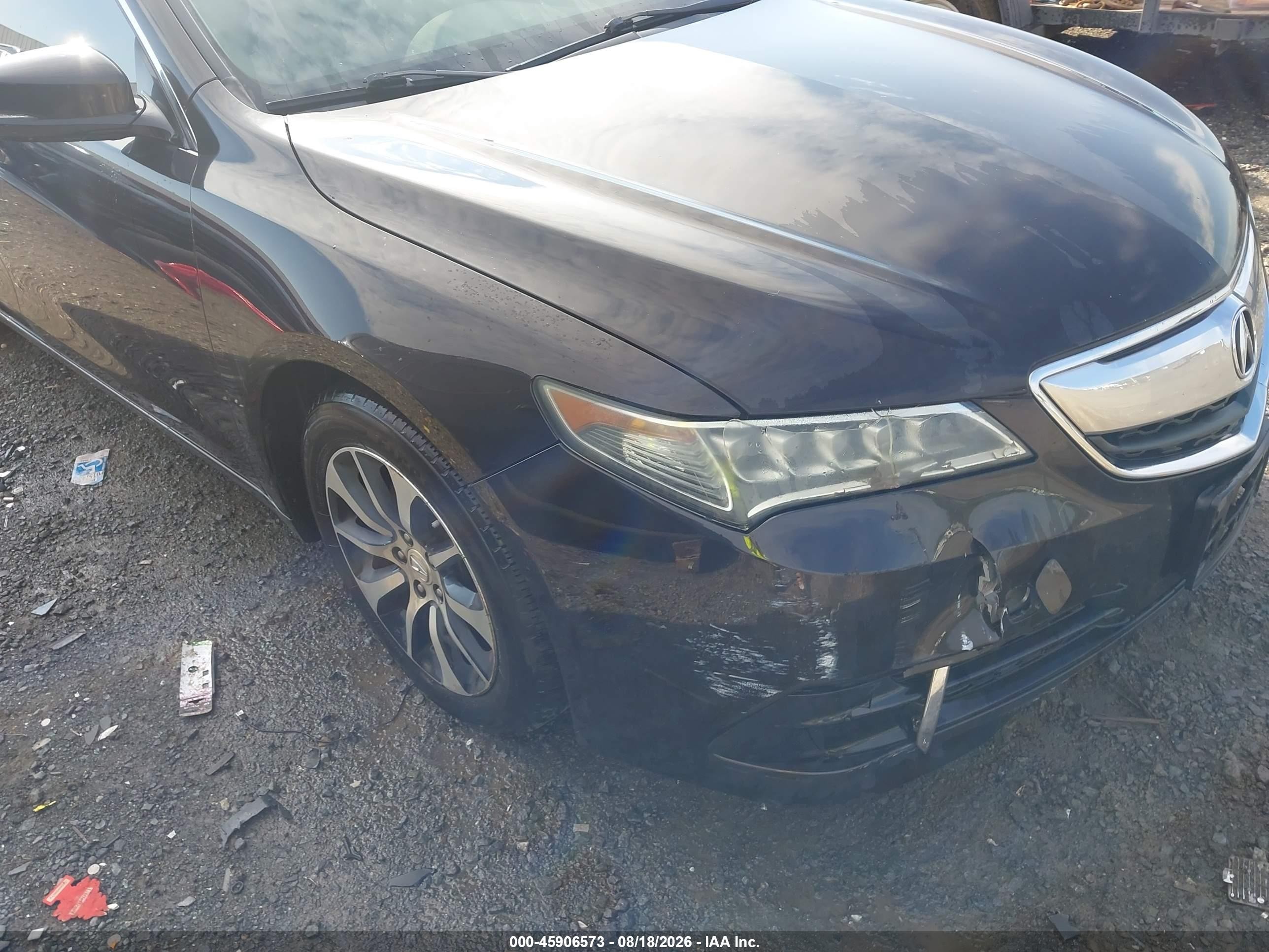 2015 Acura Tlx   Темно-бордовый vin: 19UUB1F32FA001433