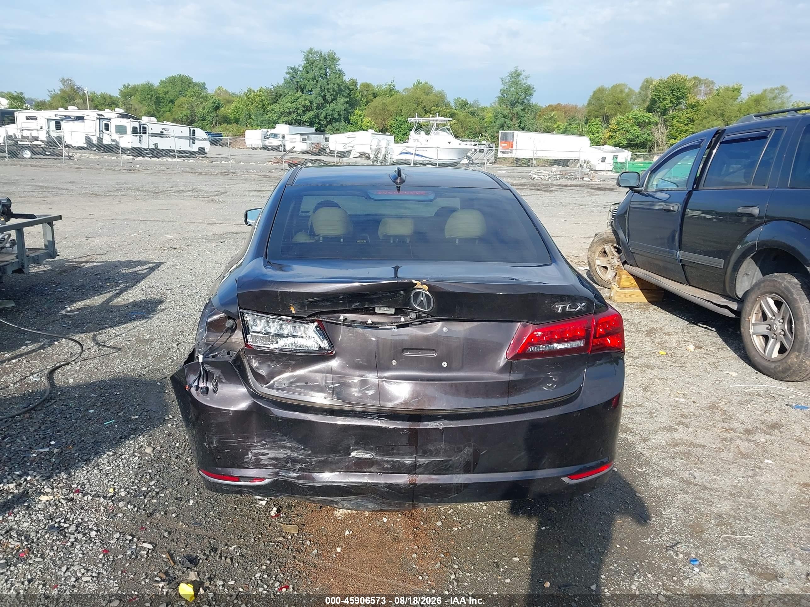 2015 Acura Tlx   Темно-бордовый vin: 19UUB1F32FA001433